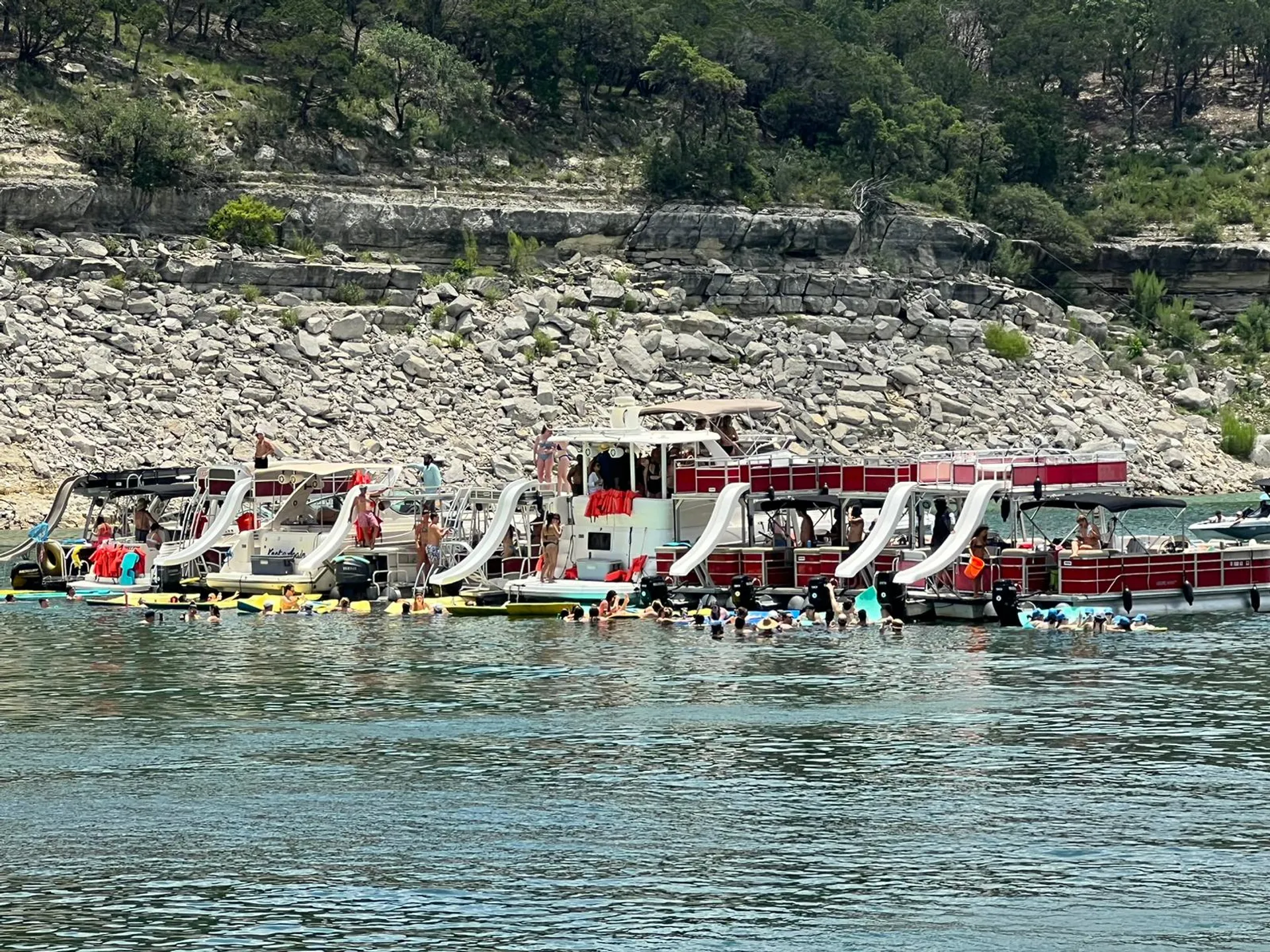 29.5 Solid Craft Double-deck Party Boat with Slide