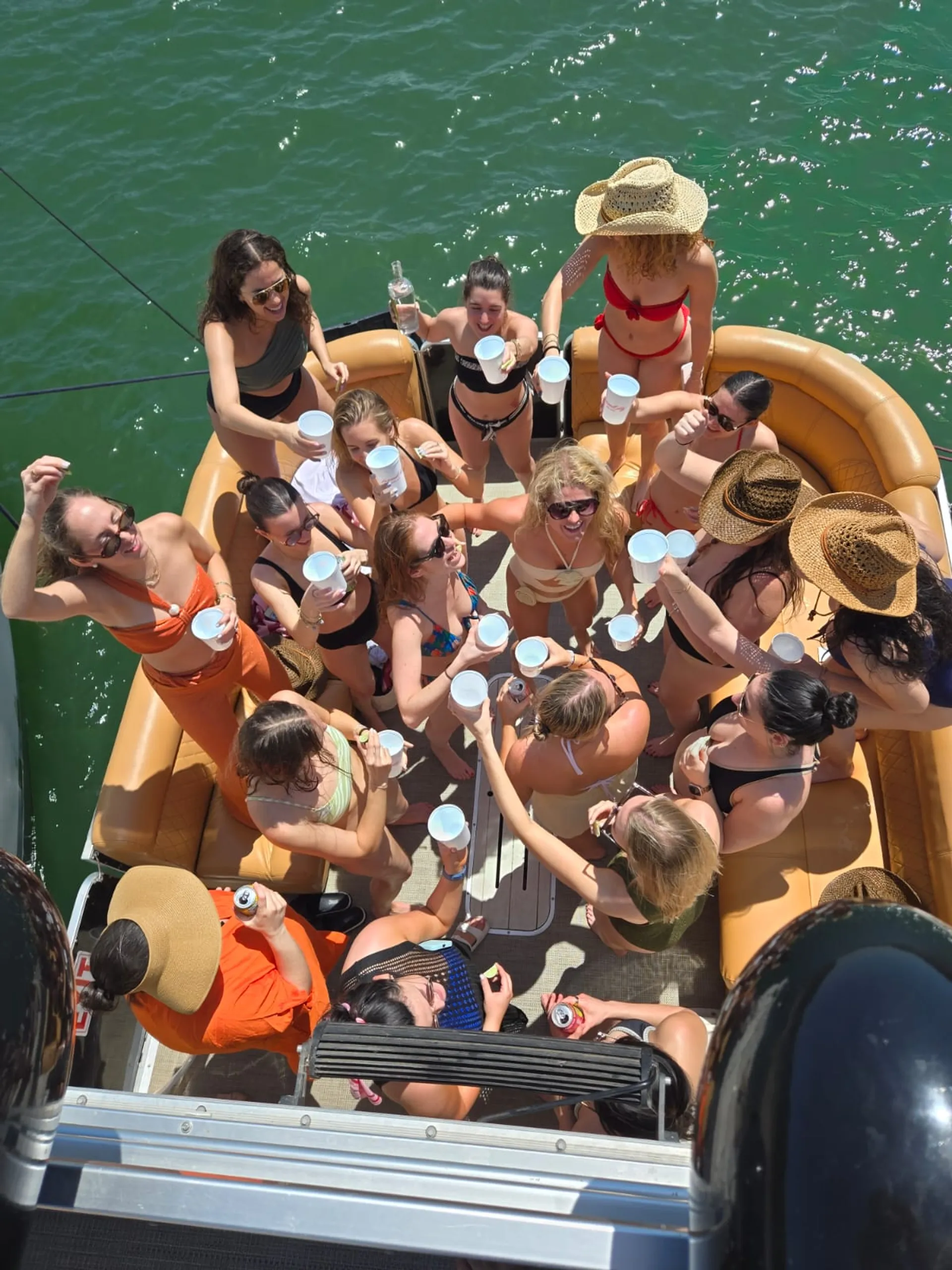 29.5 Solid Craft Double-deck Party Boat with Slide