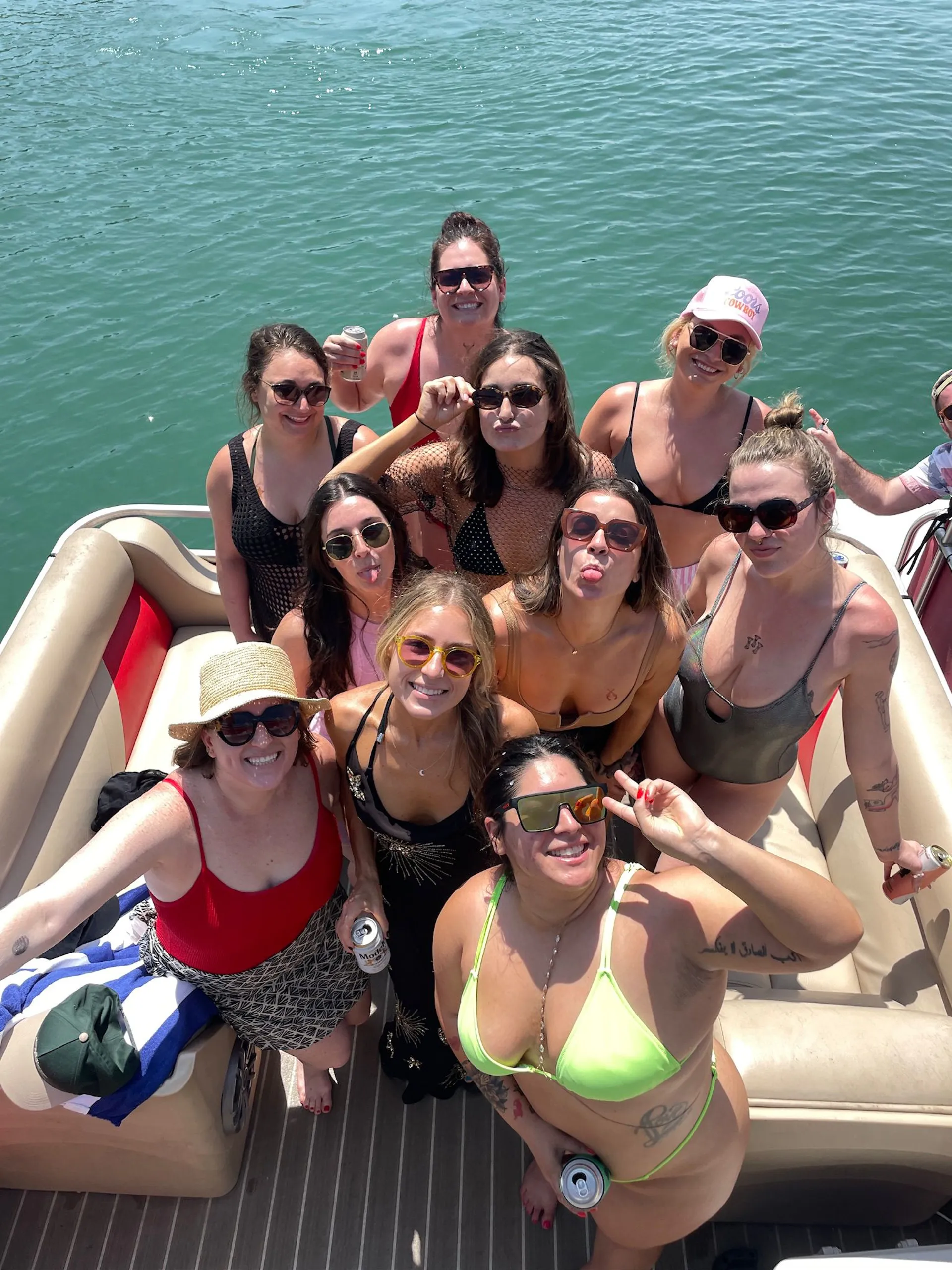 29.5 Solid Craft Double-deck Party Boat with Slide