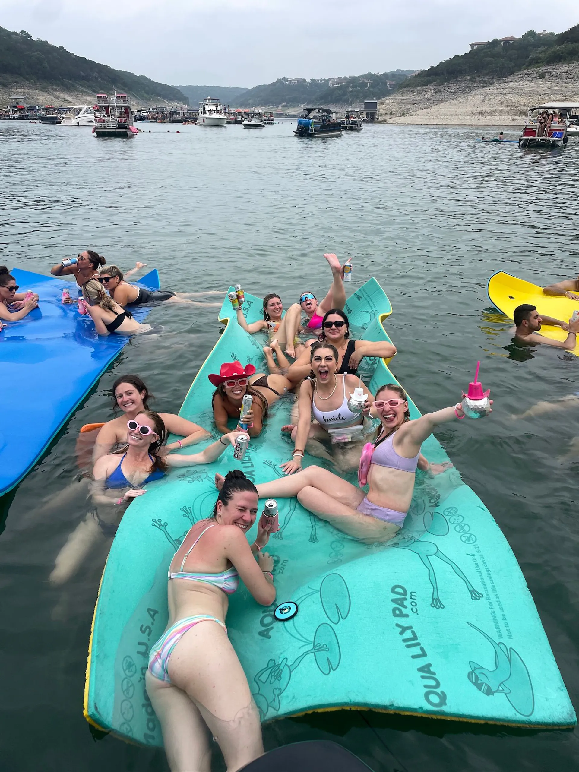 29.5 Solid Craft Double-deck Party Boat with Slide