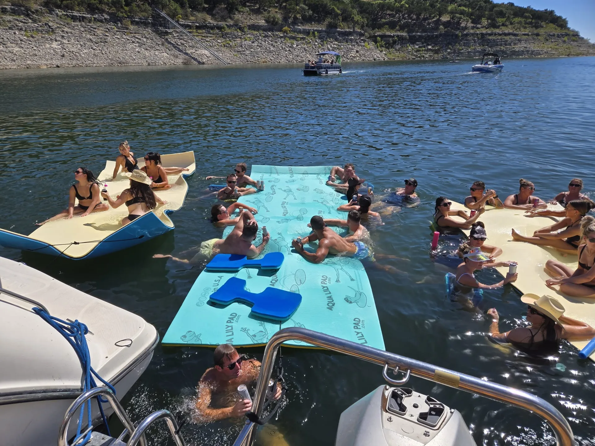 29.5 Solid Craft Double-deck Party Boat with Slide