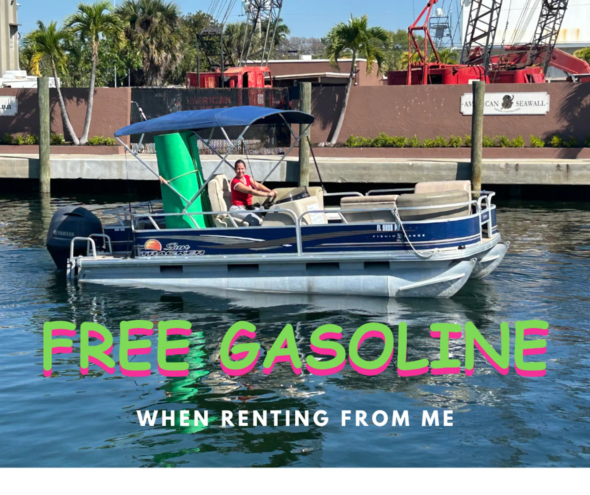 SUN TRACKER BY TRACKER MARINE PARTY BARGE 22 DLX SIGNATURE W/90ELPT in Pompano Beach, FL