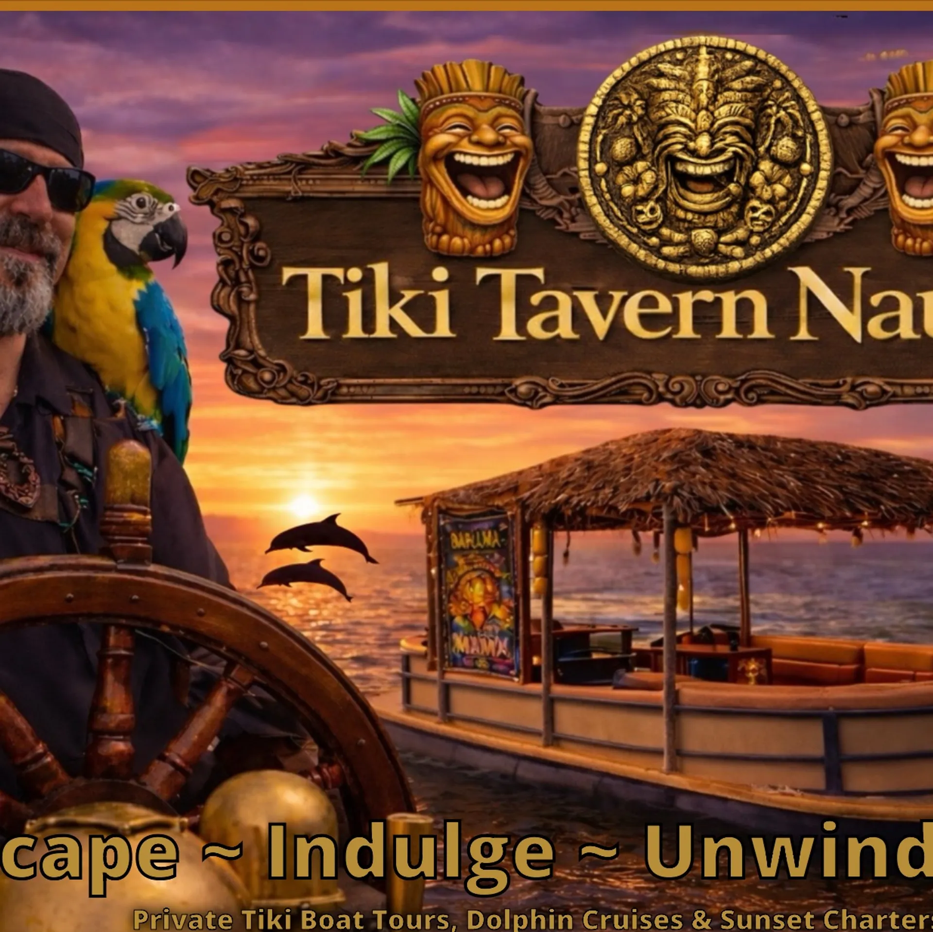 Blue Aura Marine Tiki Bahama Mama  in Tarpon Springs, FL