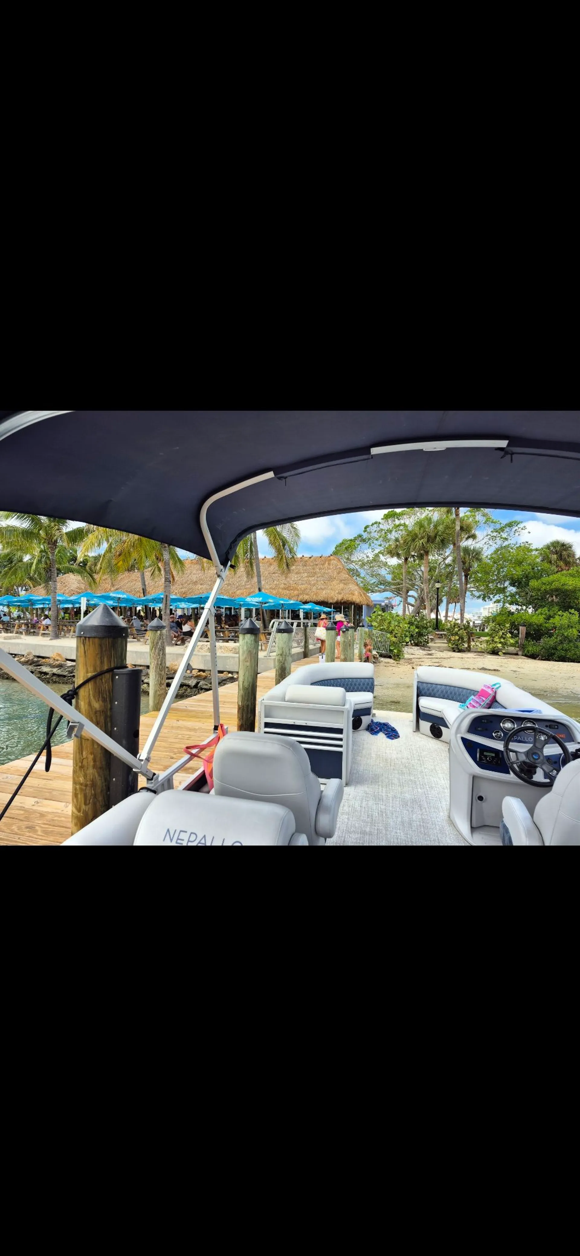 Brand NEW sleek Tritoon with fast comfort for up to 12 guests