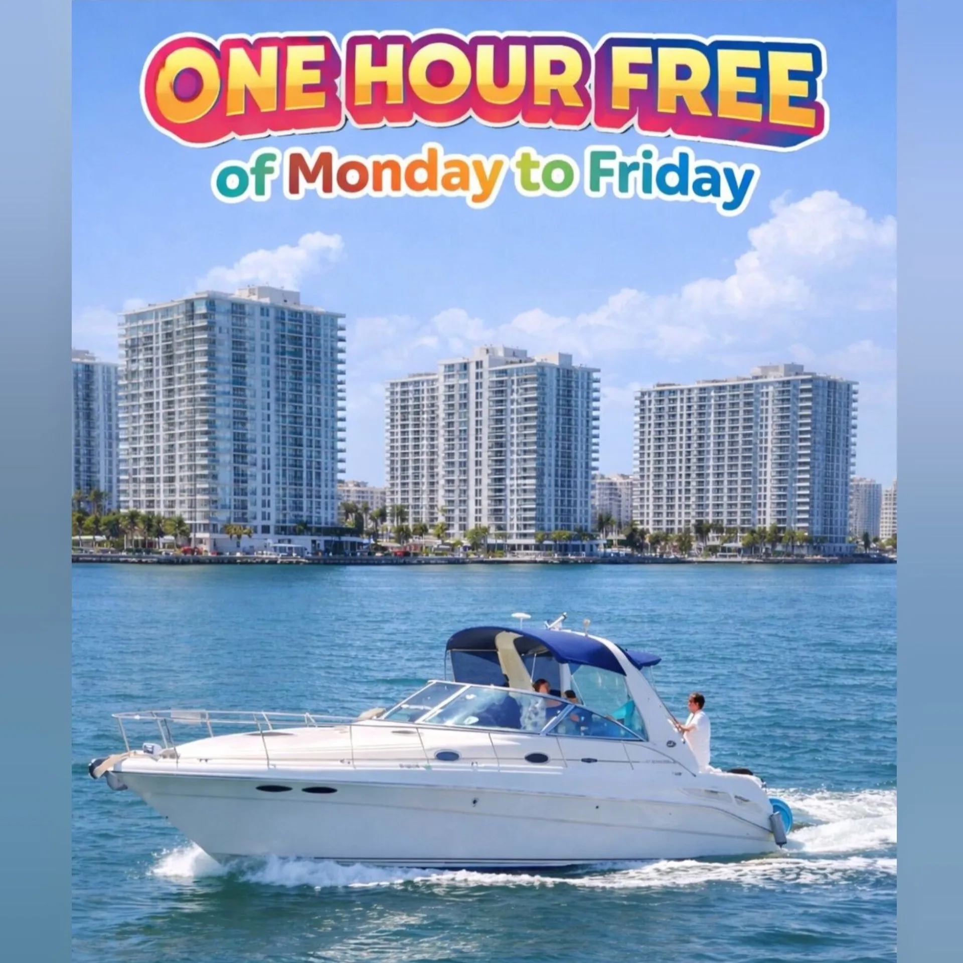 ⭐ Luxury 34ft Sea Ray – Miami Bay &amp; Sandbar Cruise.🛥️  