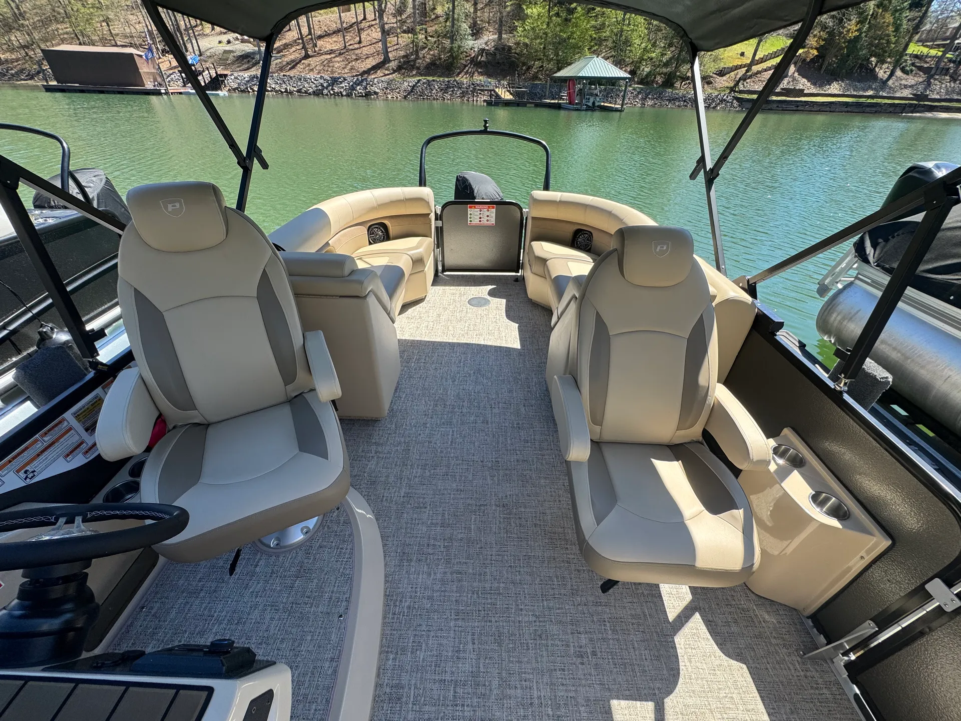 BRAND NEW 15 PASSENGER PREMIER 230 TRITOON LAKE NORMAN 