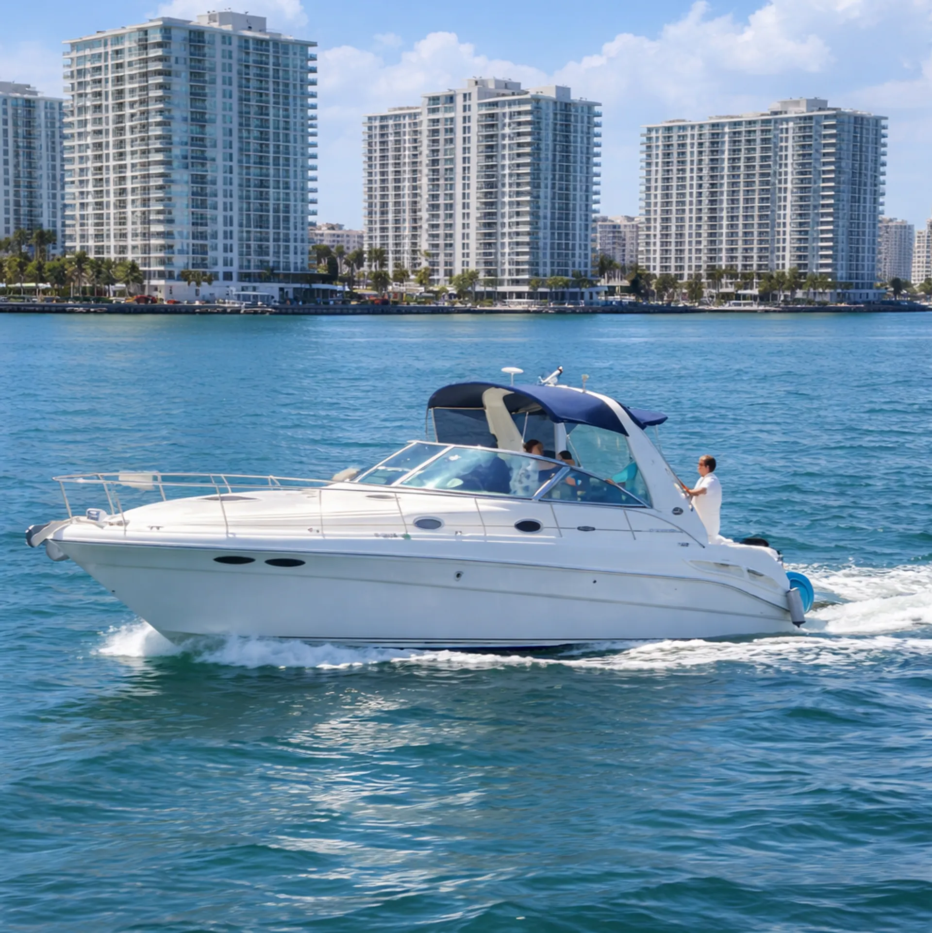 ⭐ Luxury 34ft Sea Ray – Miami Bay &amp; Sandbar Cruise.🛥️  