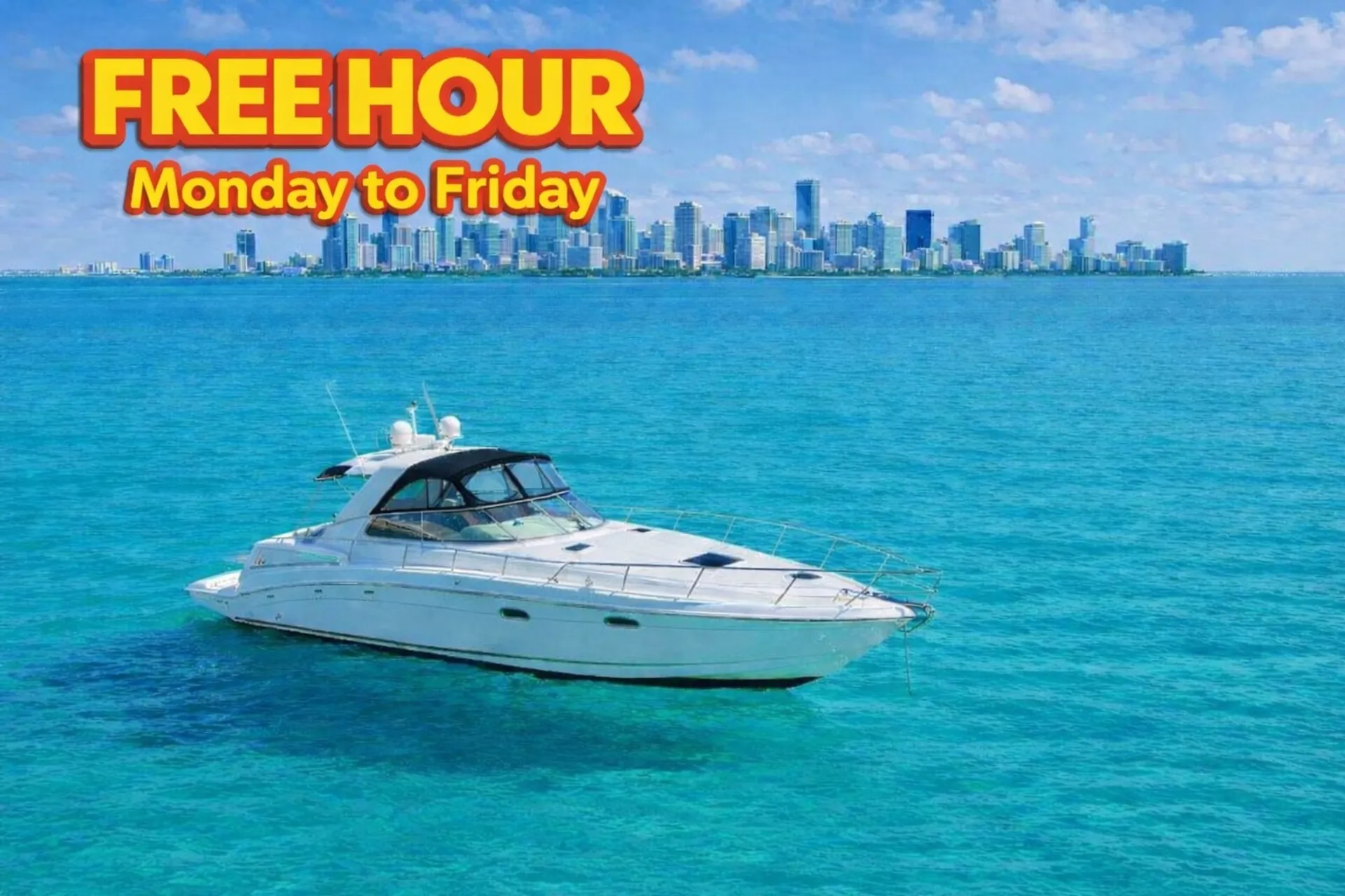 ⭐ Luxury 34ft Sea Ray – Miami Bay &amp; Sandbar Cruise.🛥️  