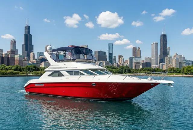 Rent a Sea Ray Boats flybridge in Chicago, IL near me