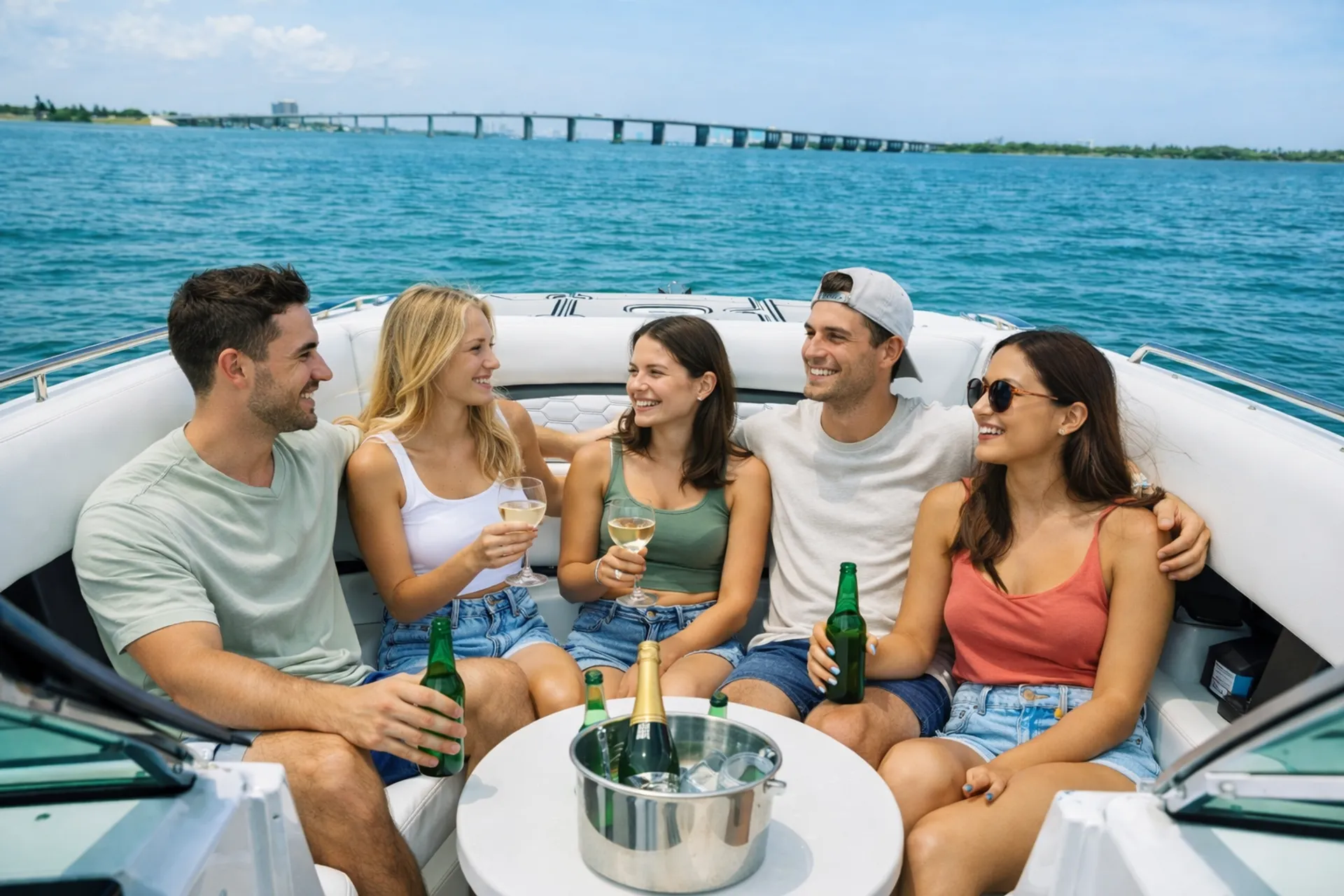 2025NEW 27FT FOUR WINNS HDO8 PARTY CRUISE BOAT W/RESTROOM