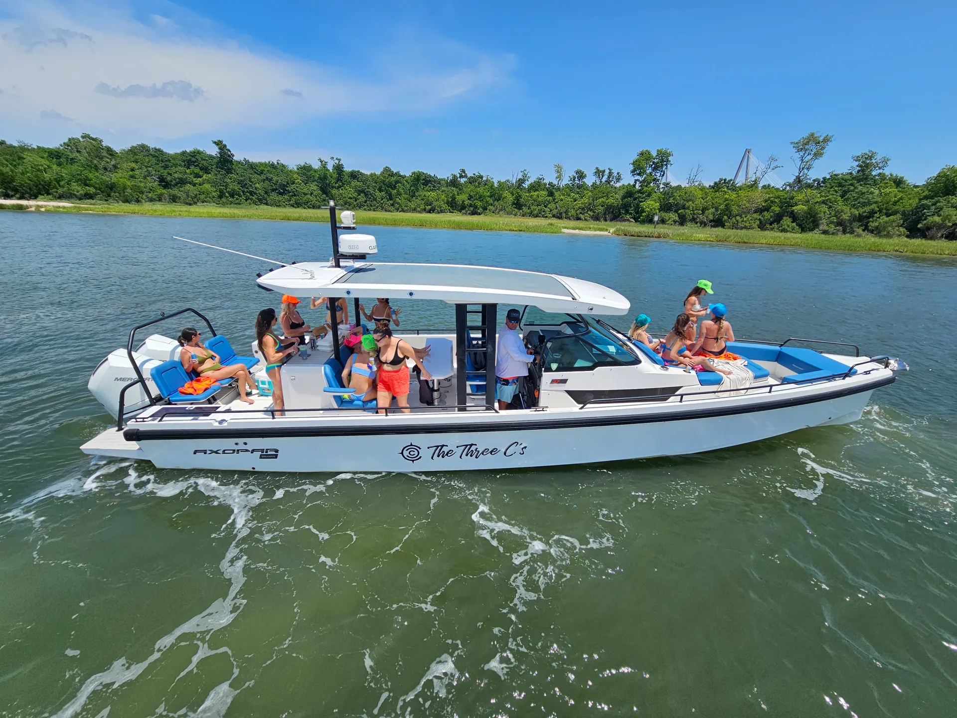 Luxury Axopar 37 Sun Top up to 13 guests! Restroom on board!