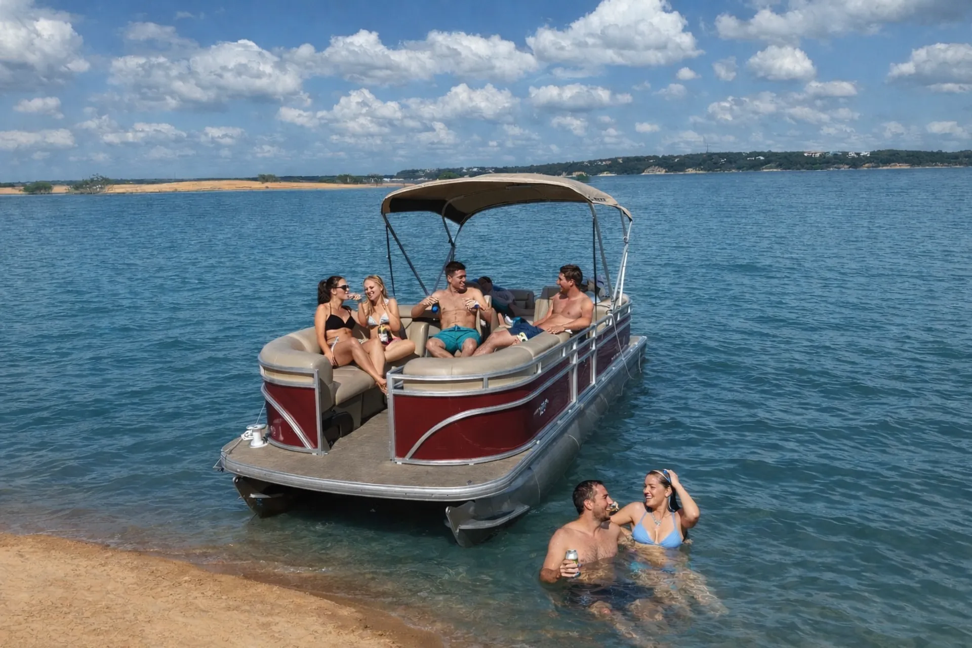 SUN TRACKER PARTY BARGE 22 DLX in Pottsboro, TX — photo 2