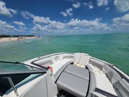 Enjoy the outdoors on this luxury boat. boat photo