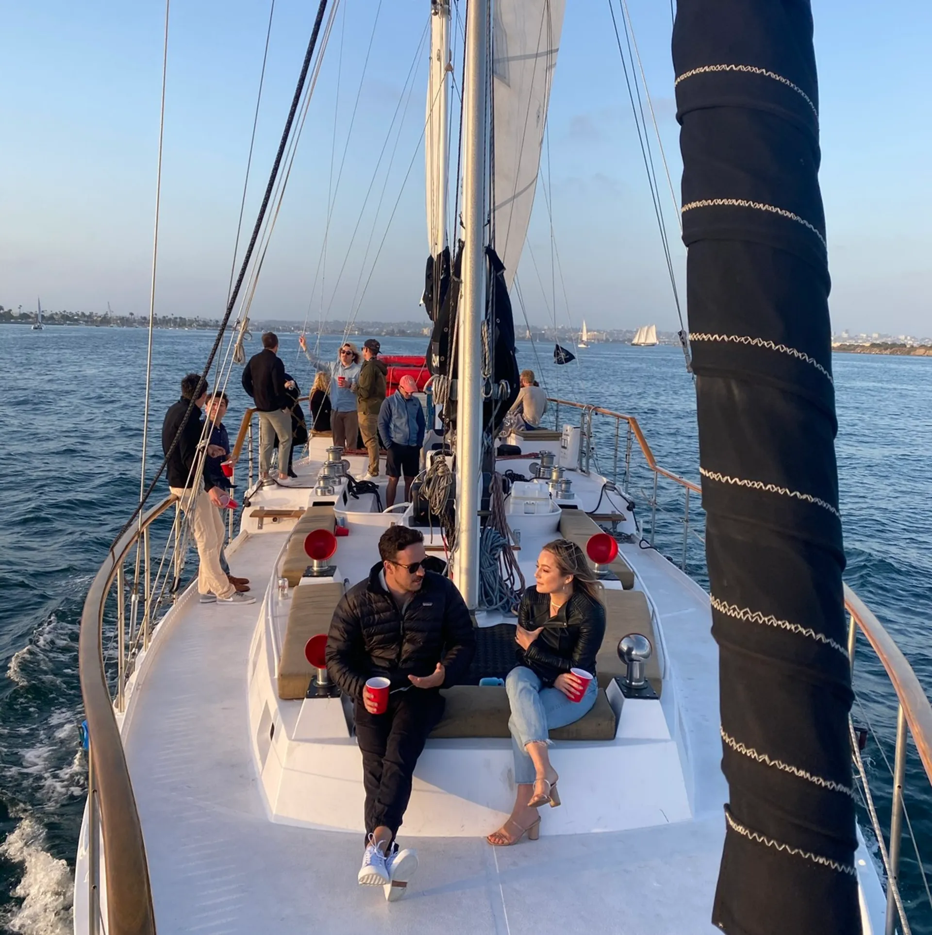60’ Sailing Yacht Romancing The Wind, up to 35 guests!  