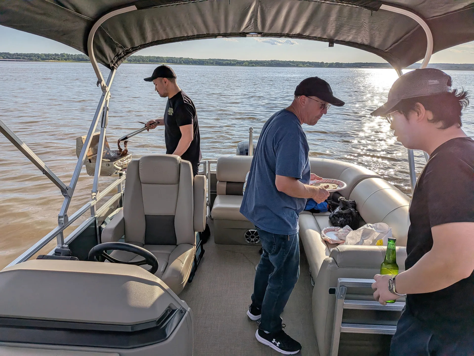 20ft Captained Party Barge – Perfect for Lake Days & Tubing!