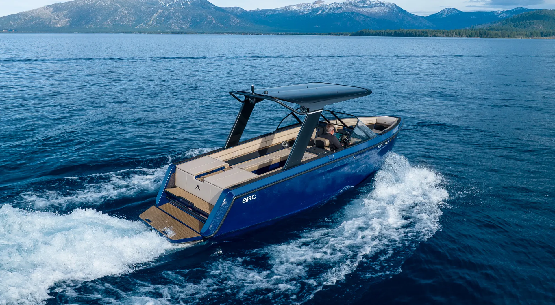 25ft FULLY ELECTRIC Luxury Boat Charter In Lake Tahoe