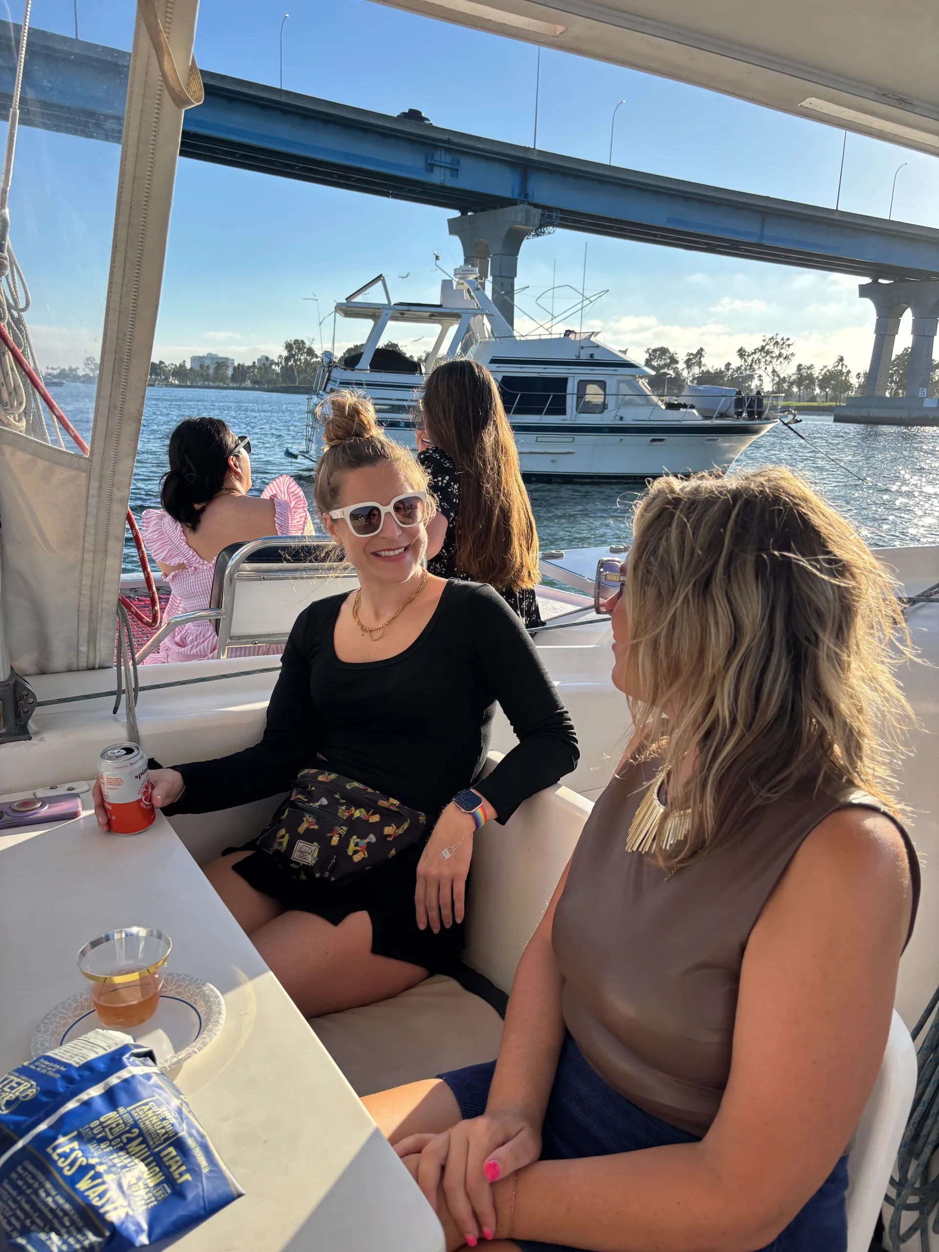 12 passengers: Captained Luxury Catamaran Sailing on San Diego Bay 
