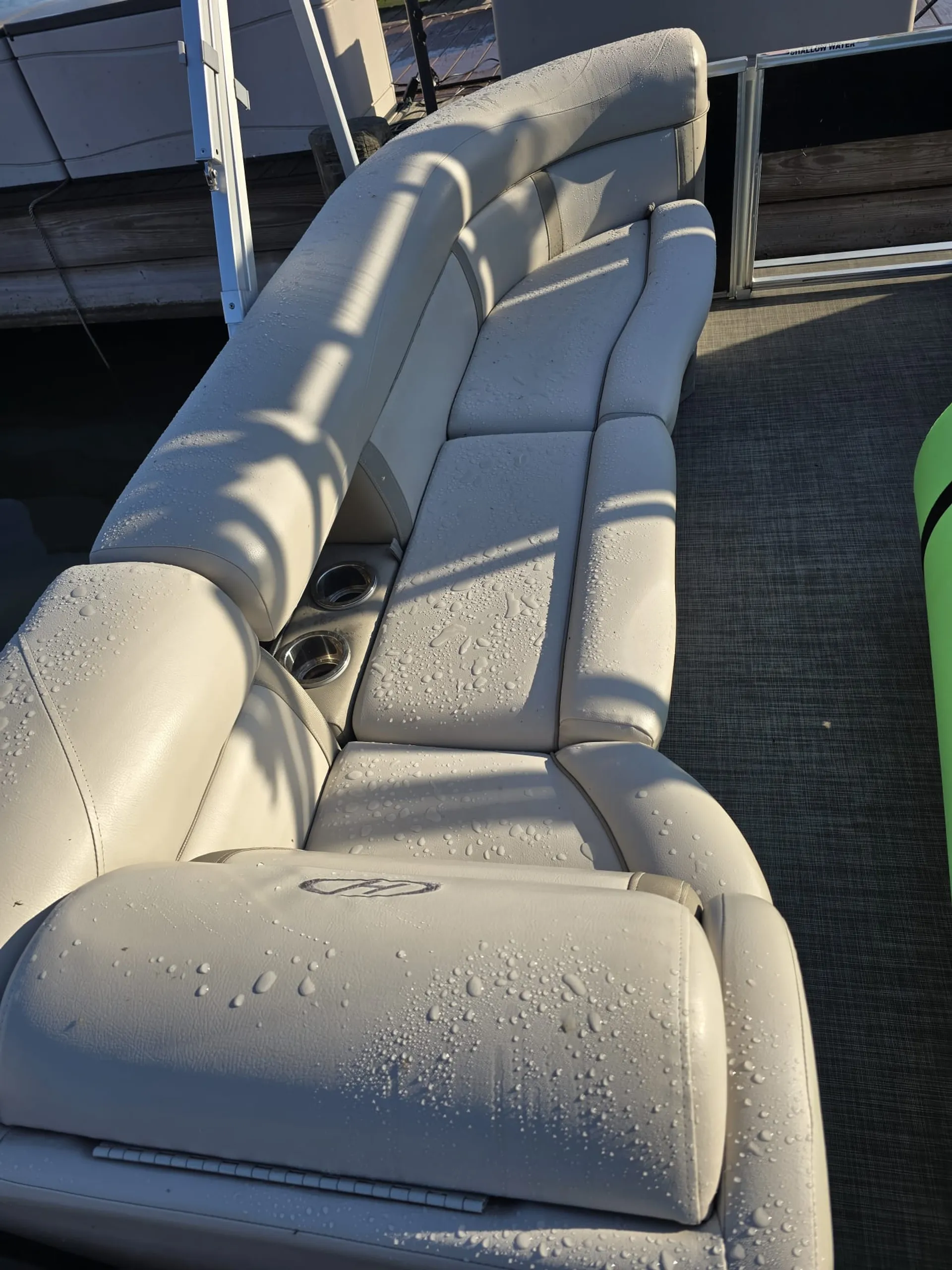 24 ft Harris Tritoon on Lake Conroe - 'Tig'