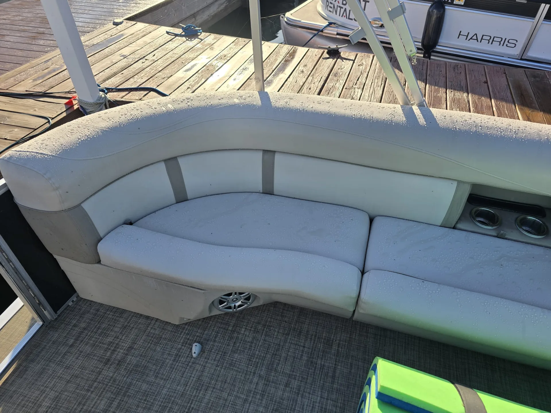 24 ft Harris Tritoon on Lake Conroe - 'Tig'