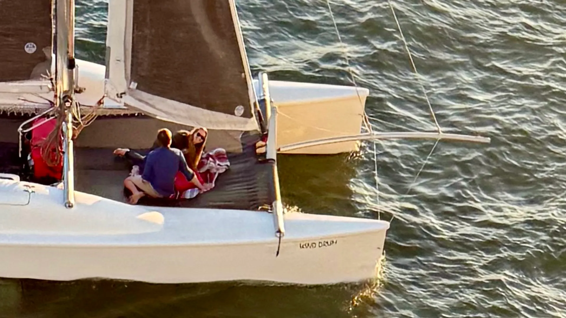 6 passengers:  Captained Catamaran Sailing on San Diego Bay w/Drinks