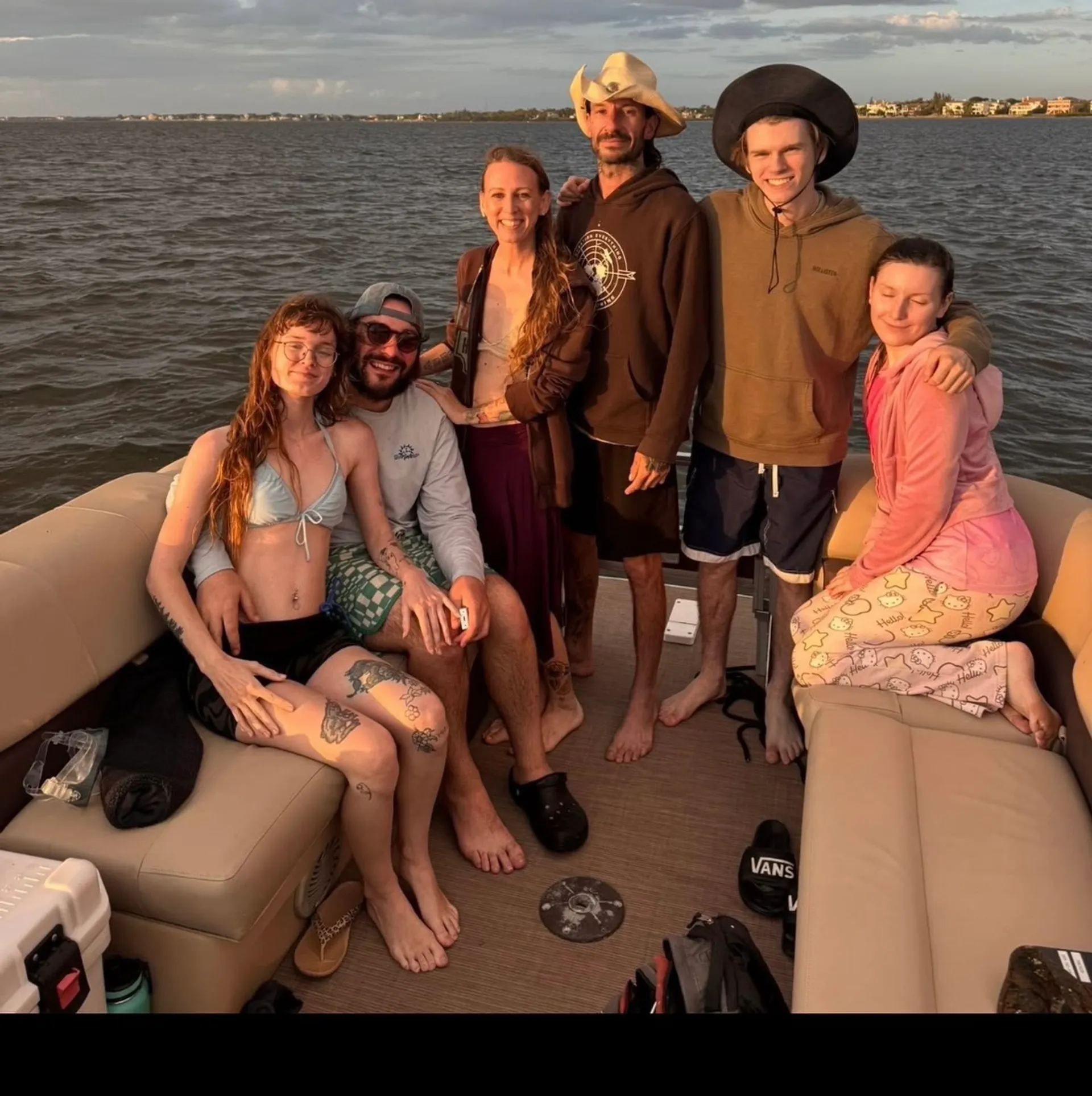 24’ party barge  dolphins, seashells, and private islands for up to 6 