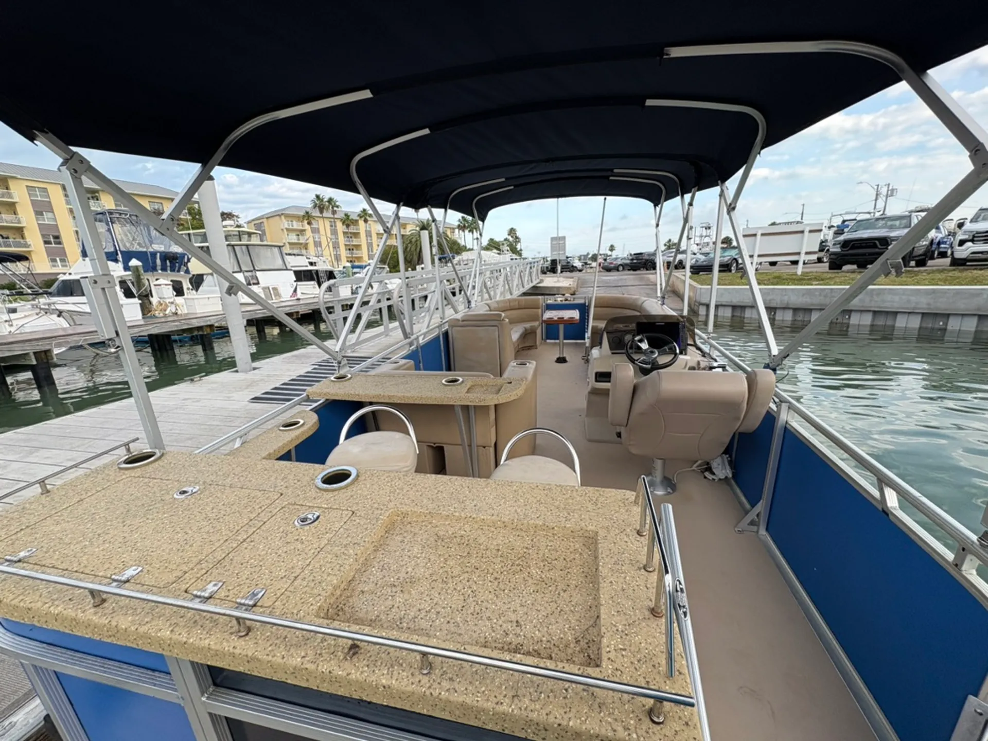 HARRIS FLOTEBOTE 200 SUNLINER FC TRIPLE TUBE W/150L 4-S in St. Petersburg, FL — photo 4