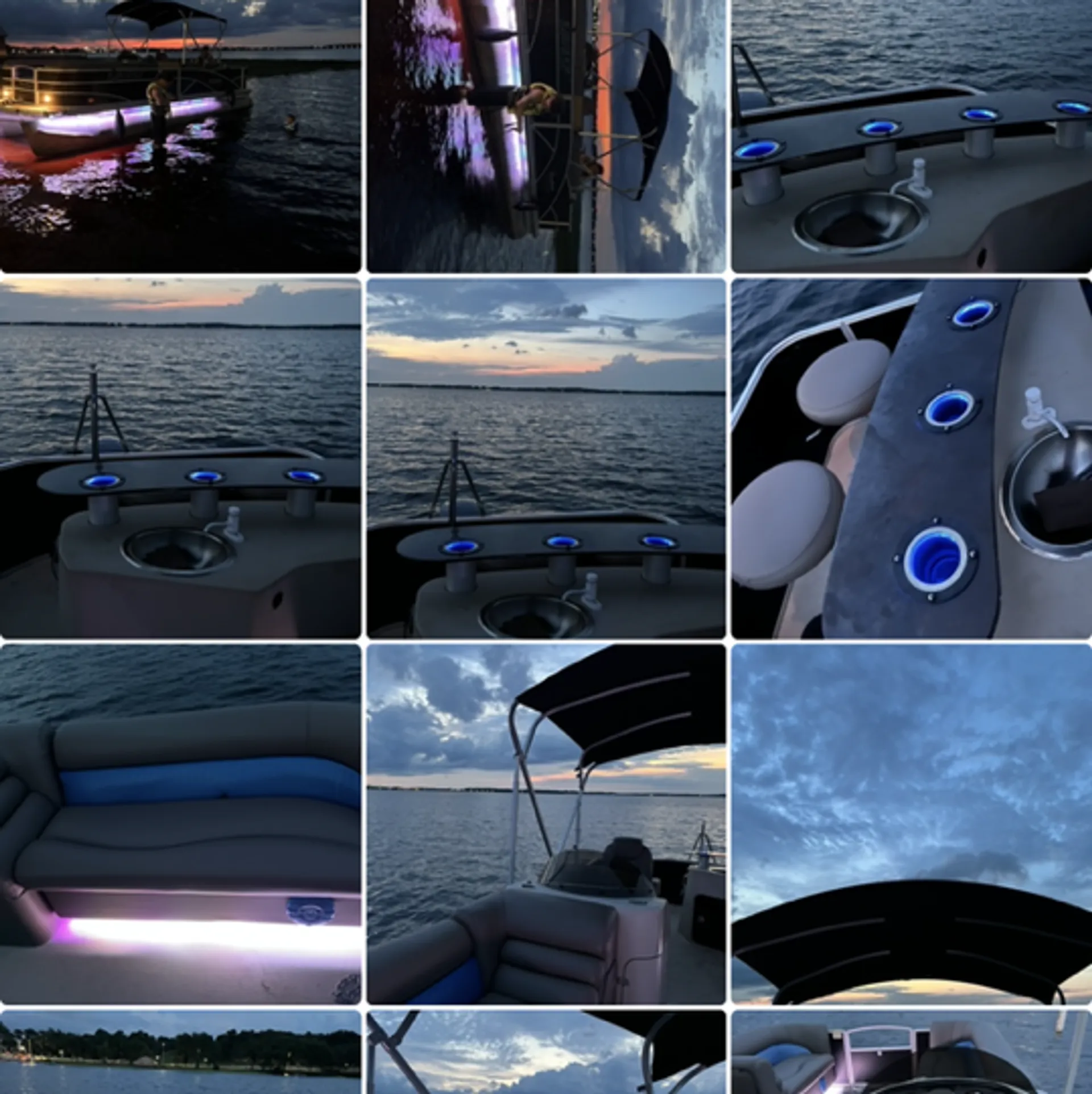 Clermont FL Chain of Lakes 24ft pontoon boat that fits 13 passengers!