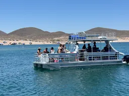 30 foot Party Pontoon with slide - 21 passenger boat - Captain include boat photo