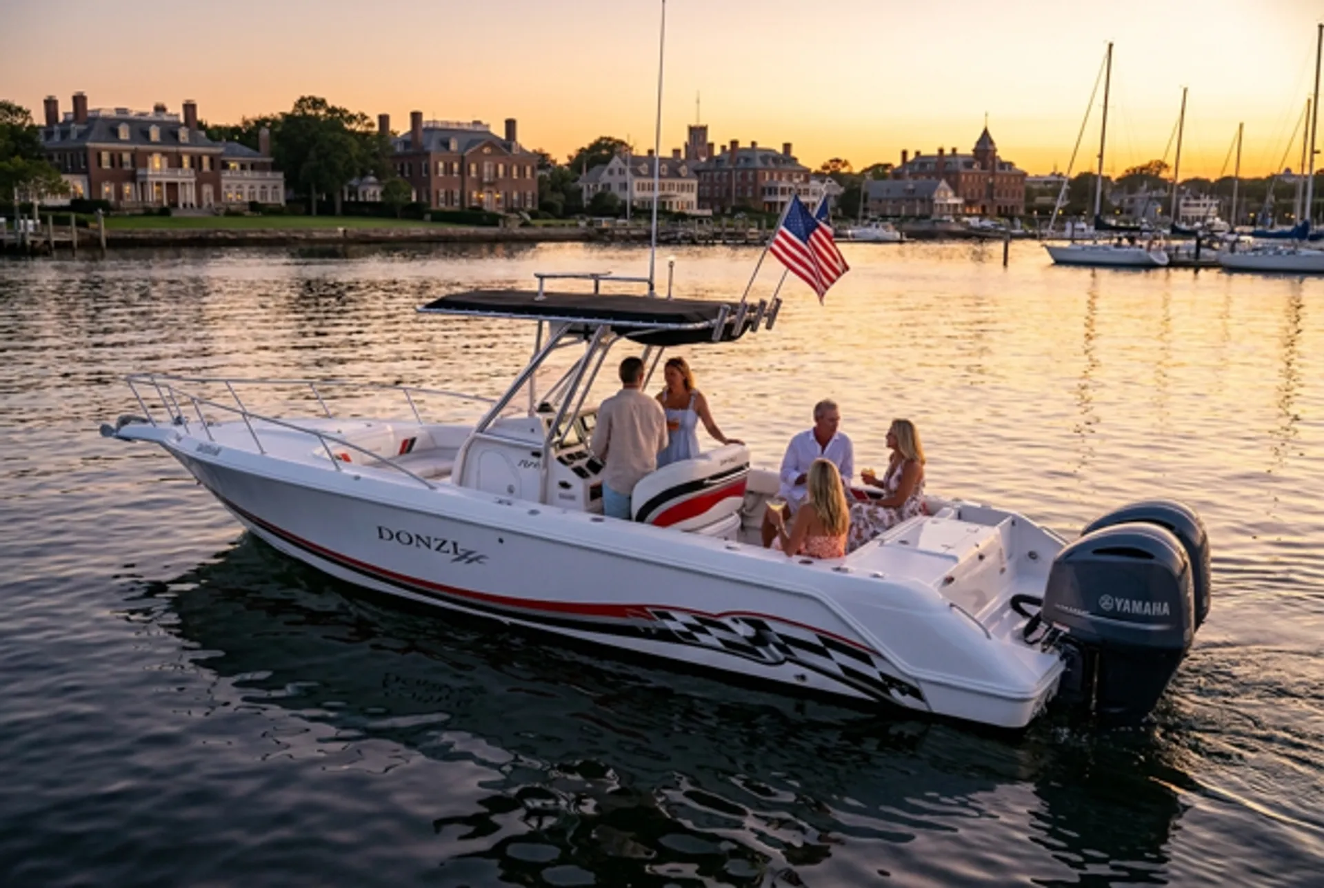 DONZI MARINE 35 ZF in Newport, RI — photo 2
