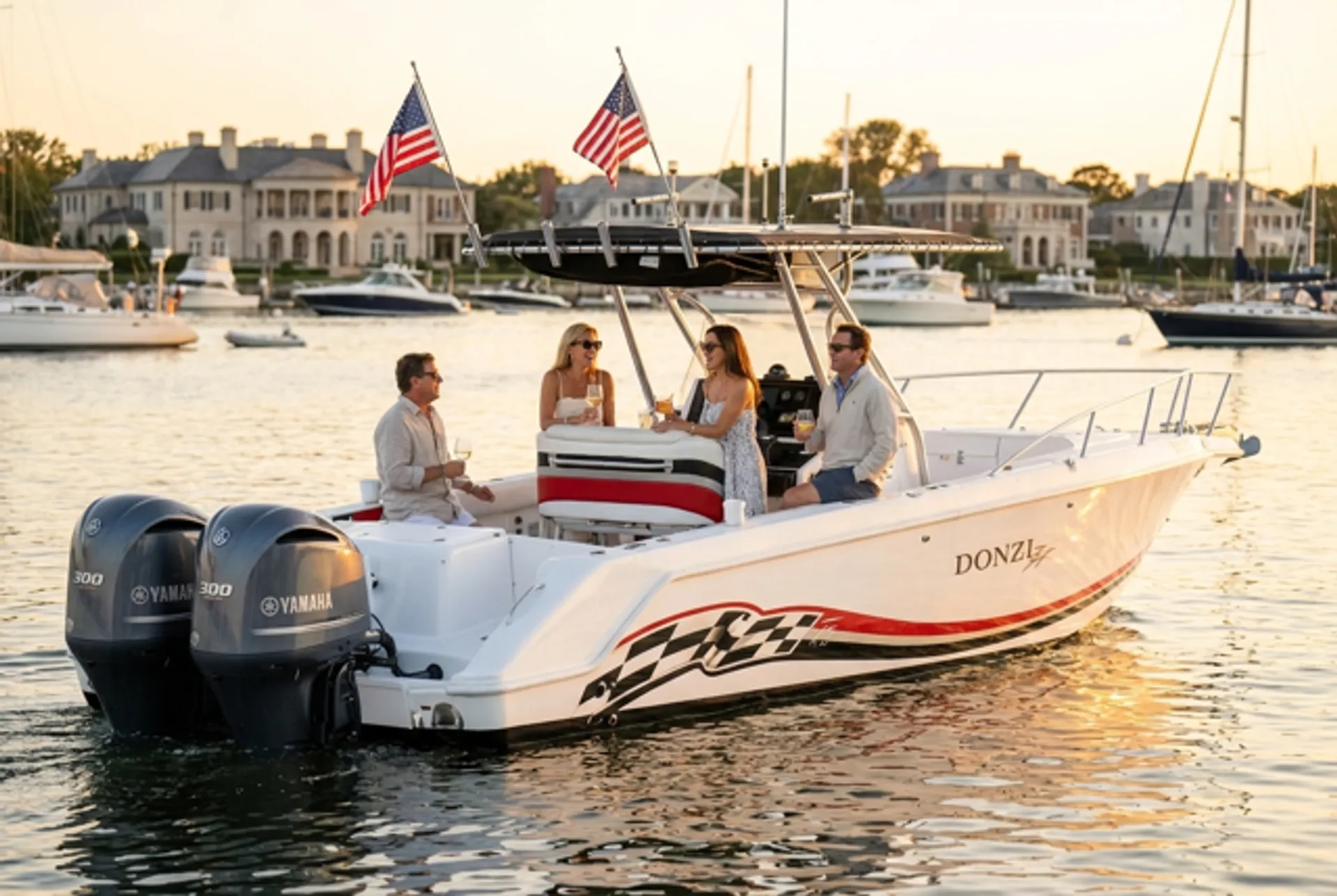 DONZI MARINE 35 ZF in Newport, RI — photo 3