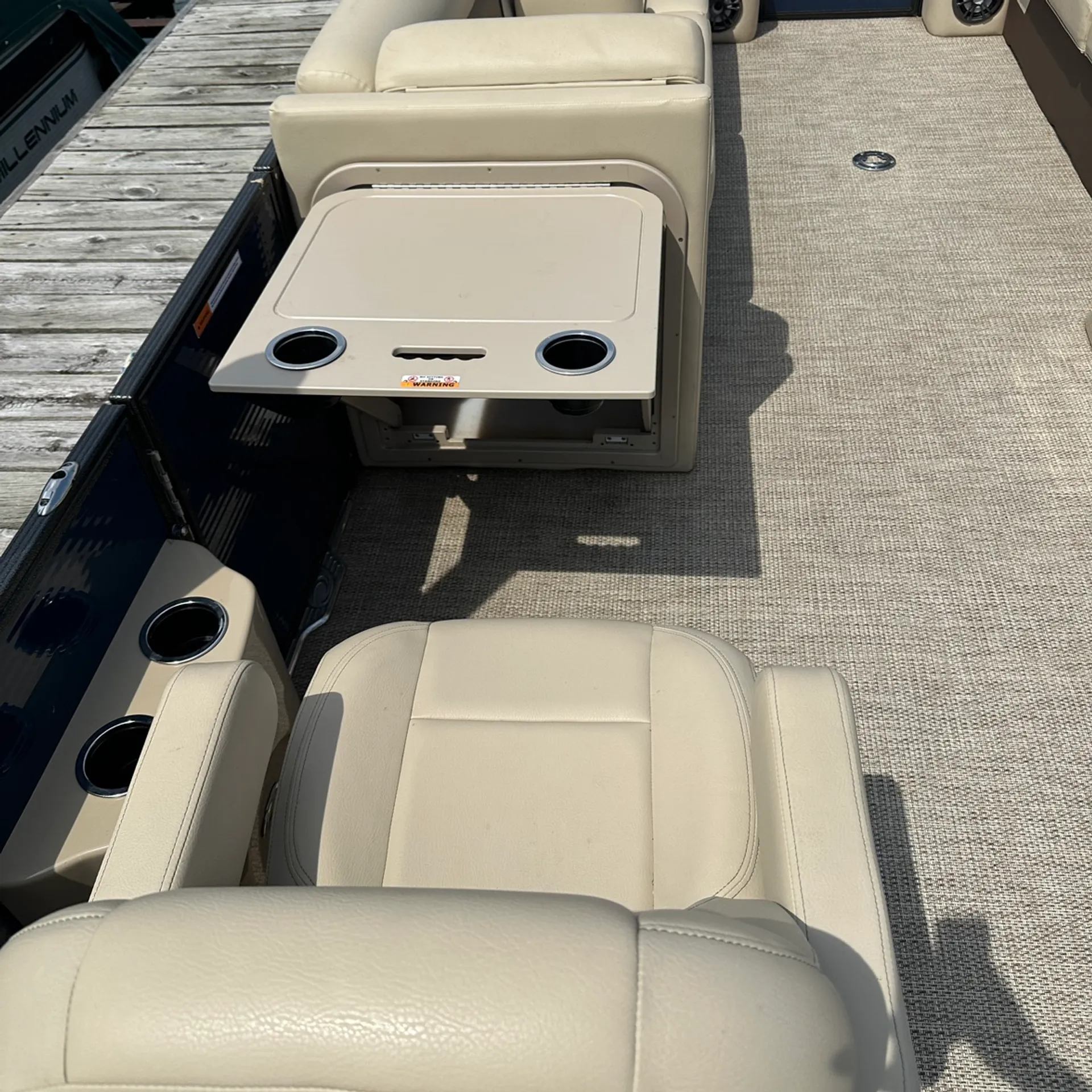 24ft Crest Tritoon 150Hp on Lake St. Clair