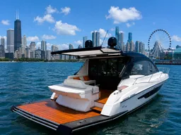Once of the most unique charter yachts to arrive in Chicago boat photo