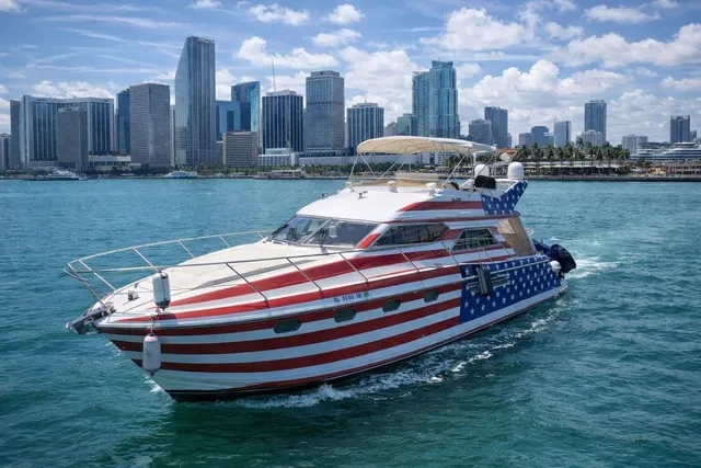 Rent a VIKING YACHT flybridge in Miami, FL near me