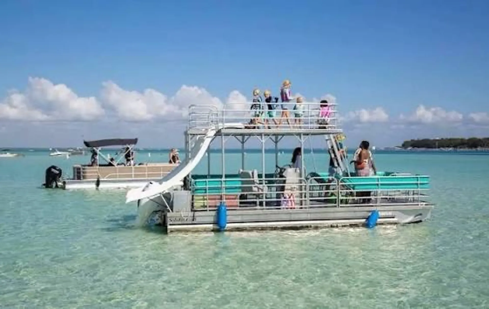 BIG 12 Passenger Dbl Decker Boat with Slide!