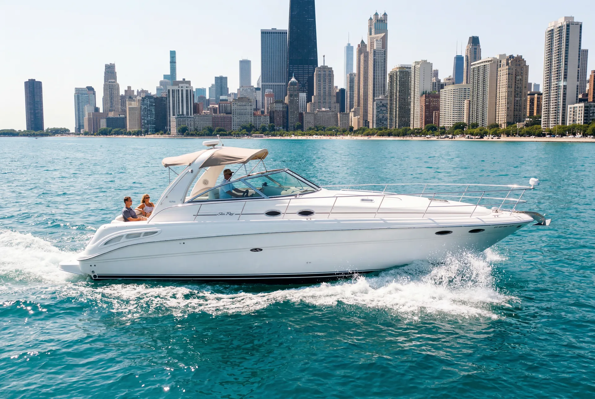 Sea Ray Boats 410 Express Cruiser in Chicago, IL