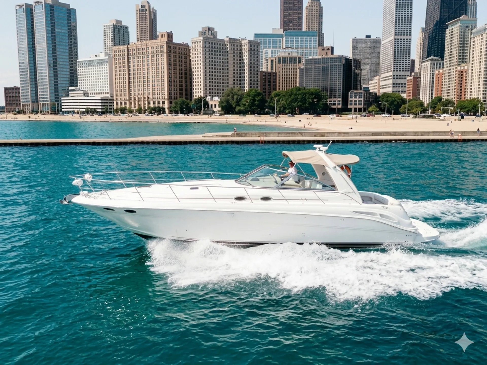 Sea Ray Boats 410 Express Cruiser in Chicago, IL — photo 2