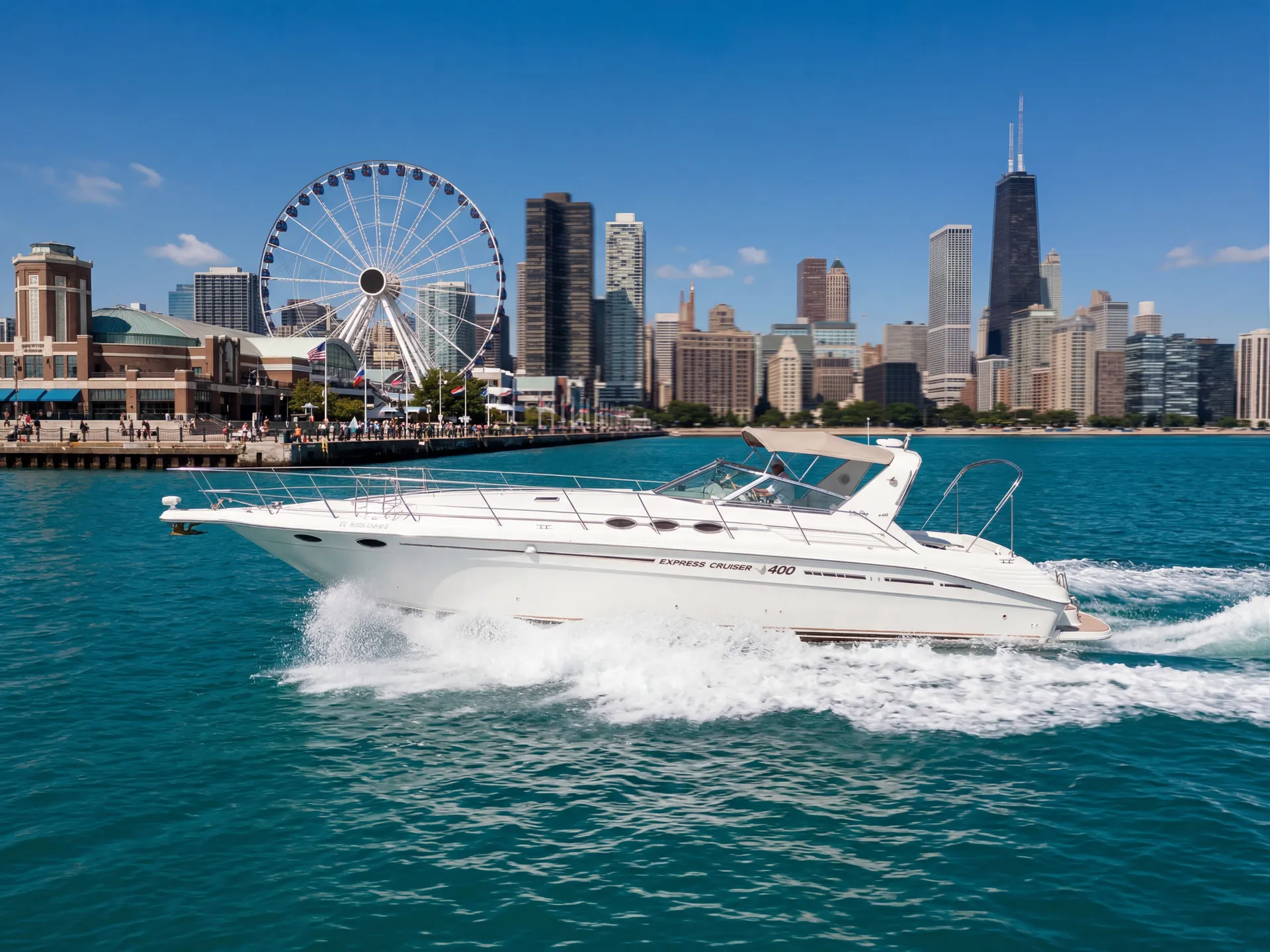 Sea Ray Boats 400 Express Cruiser in Chicago, IL — photo 2