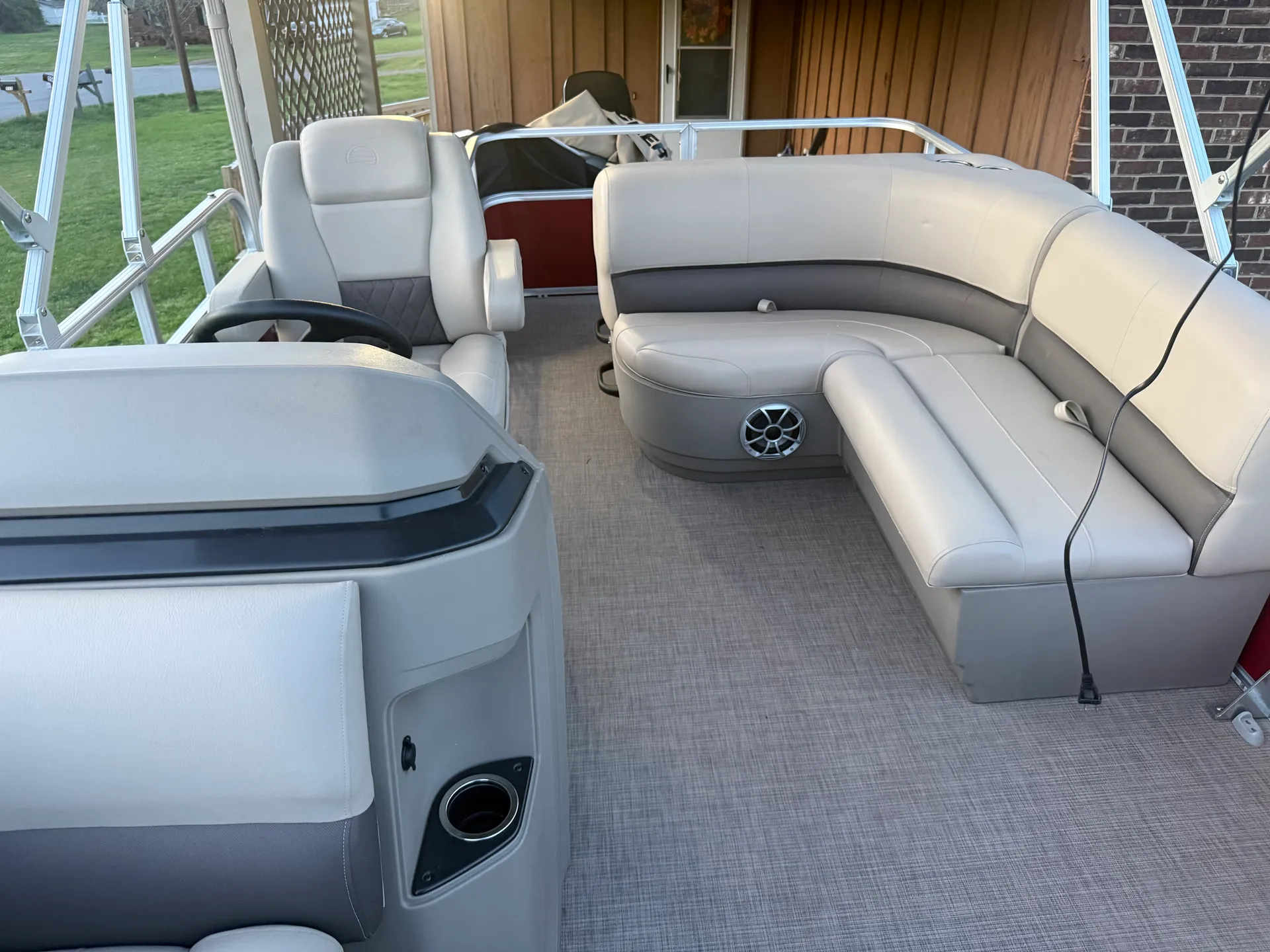 Smooth Rider in a quality pontoon boat!