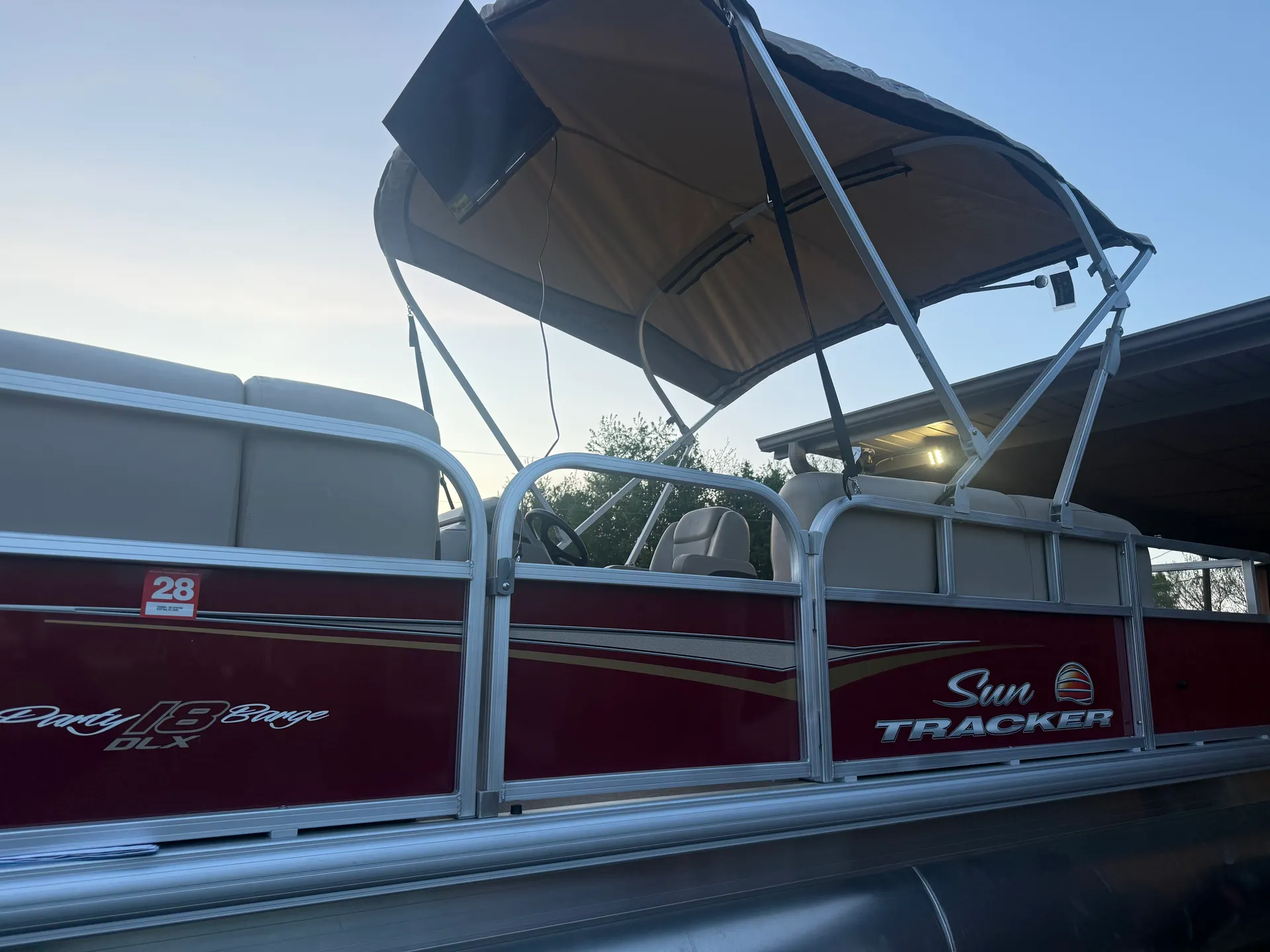 Smooth Rider in a quality pontoon boat!