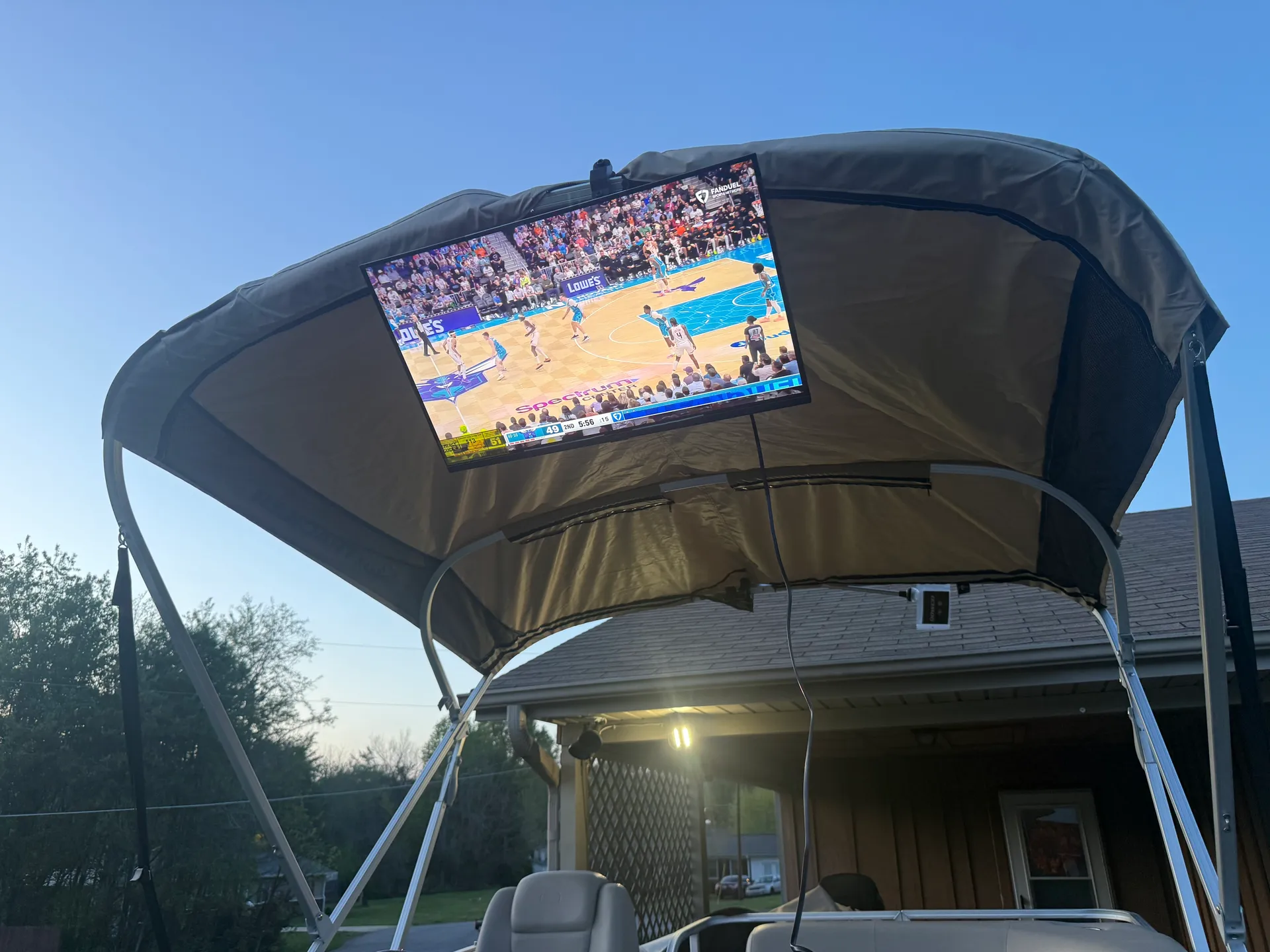 Smooth Rider in a quality pontoon boat!