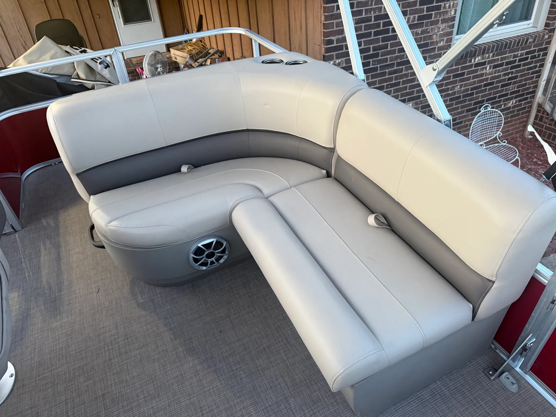 Smooth Rider in a quality pontoon boat!