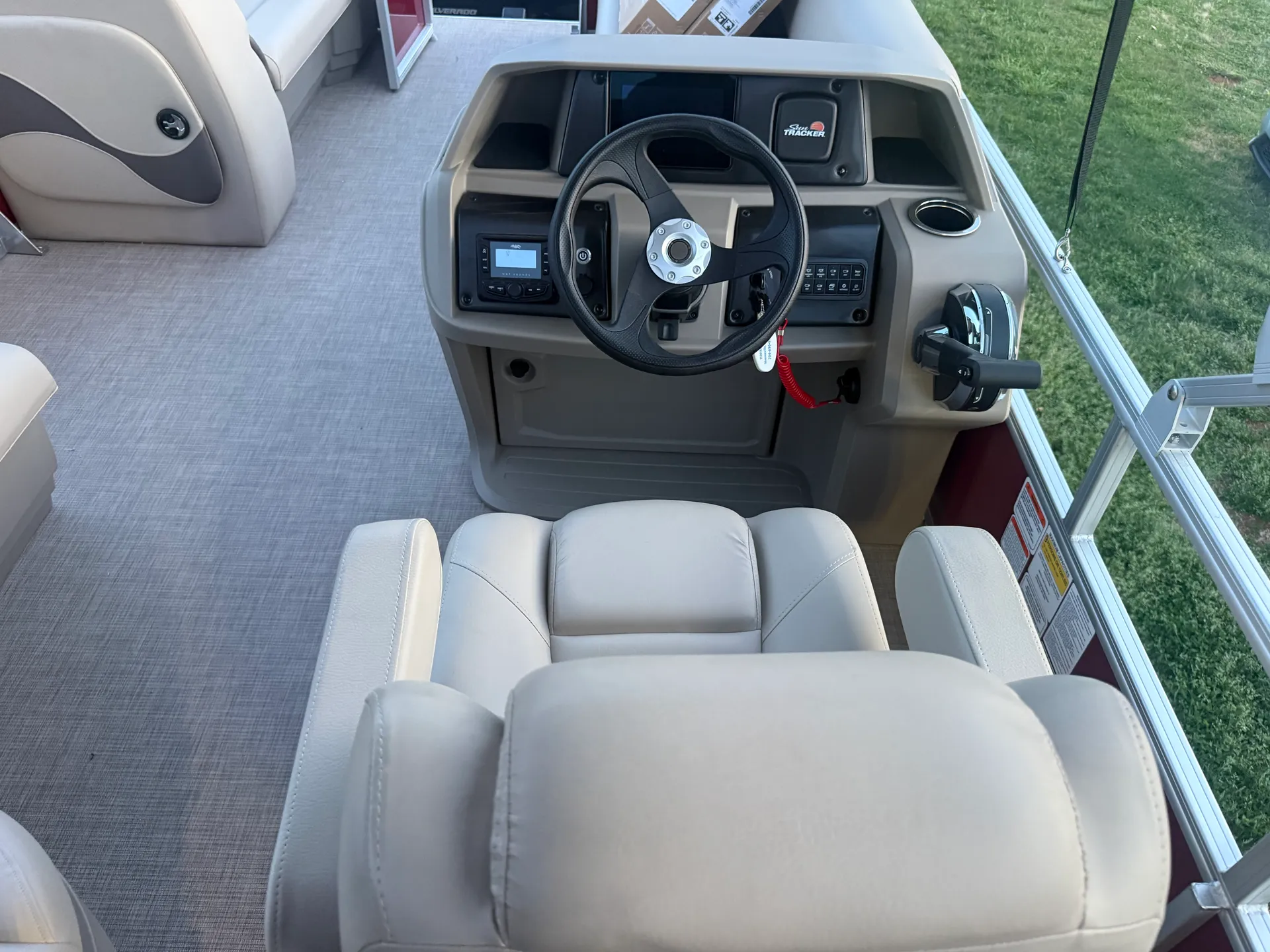 Smooth Rider in a quality pontoon boat!