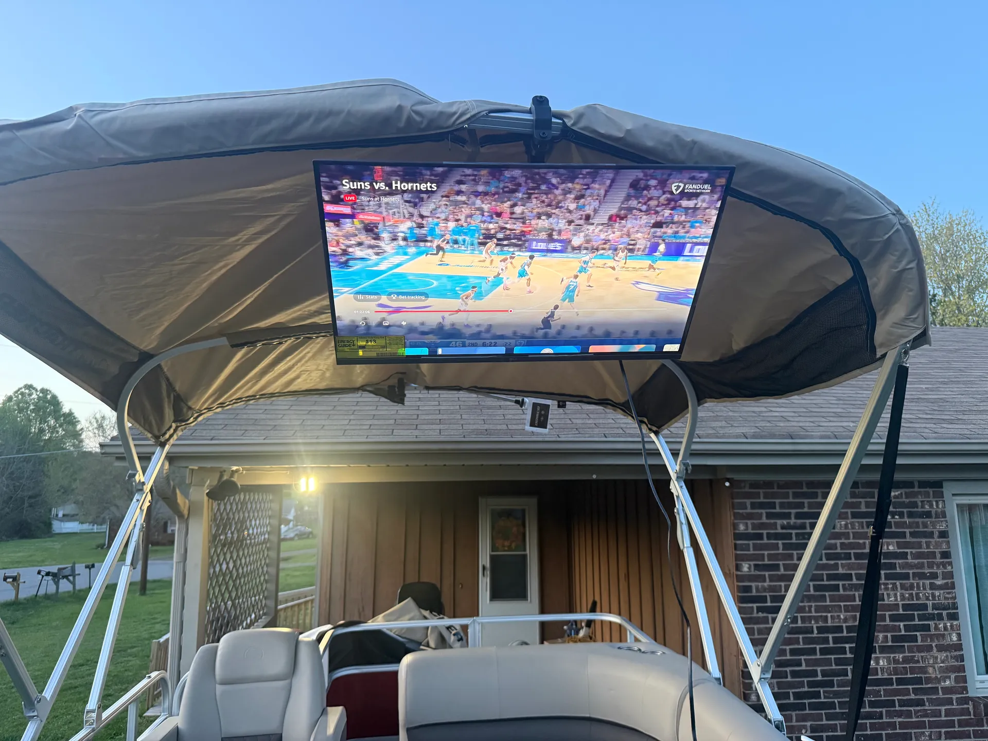 Smooth Rider in a quality pontoon boat!