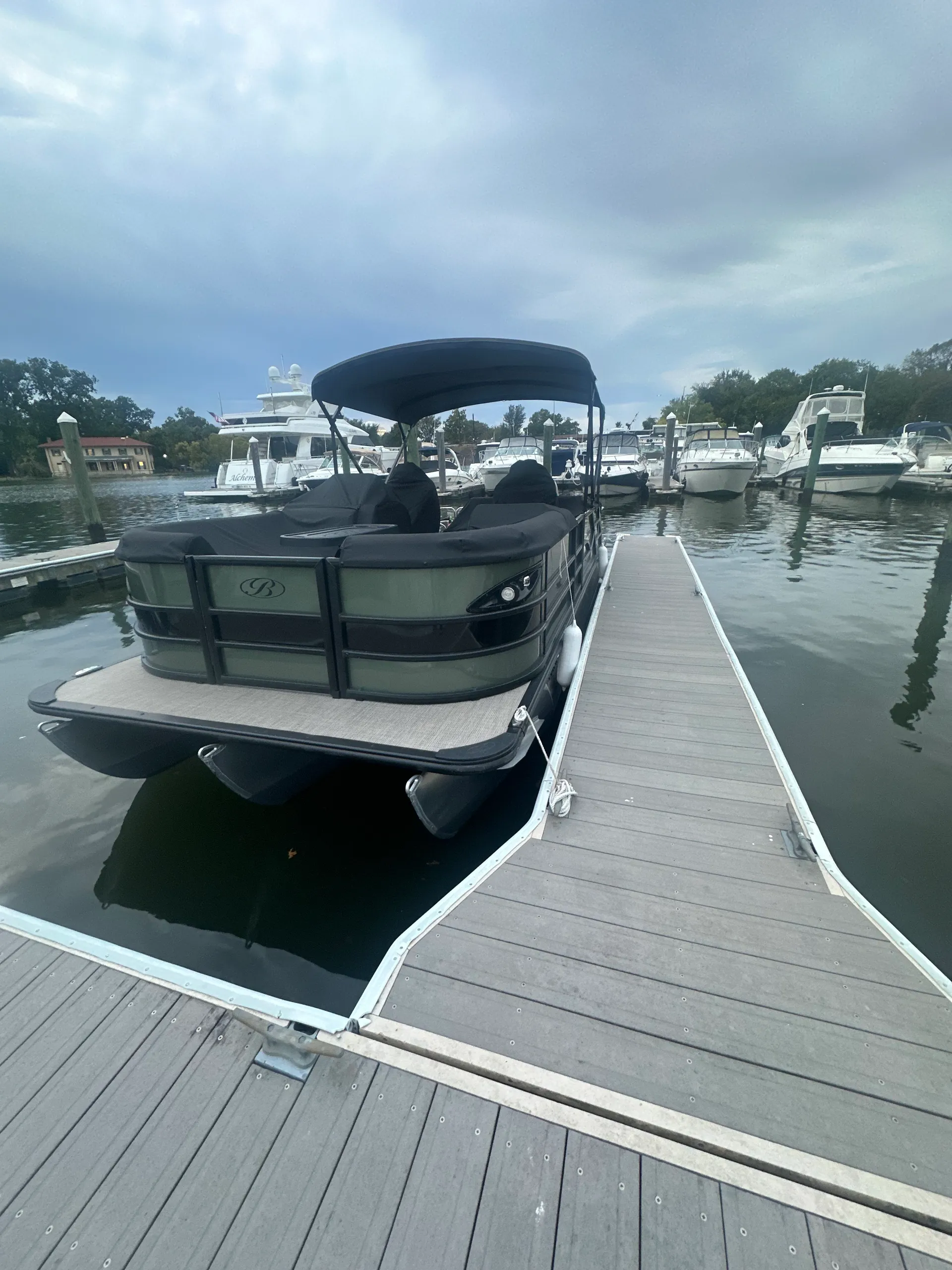 Bentley Pontoon Swingback – Luxury DC Cruise Experience