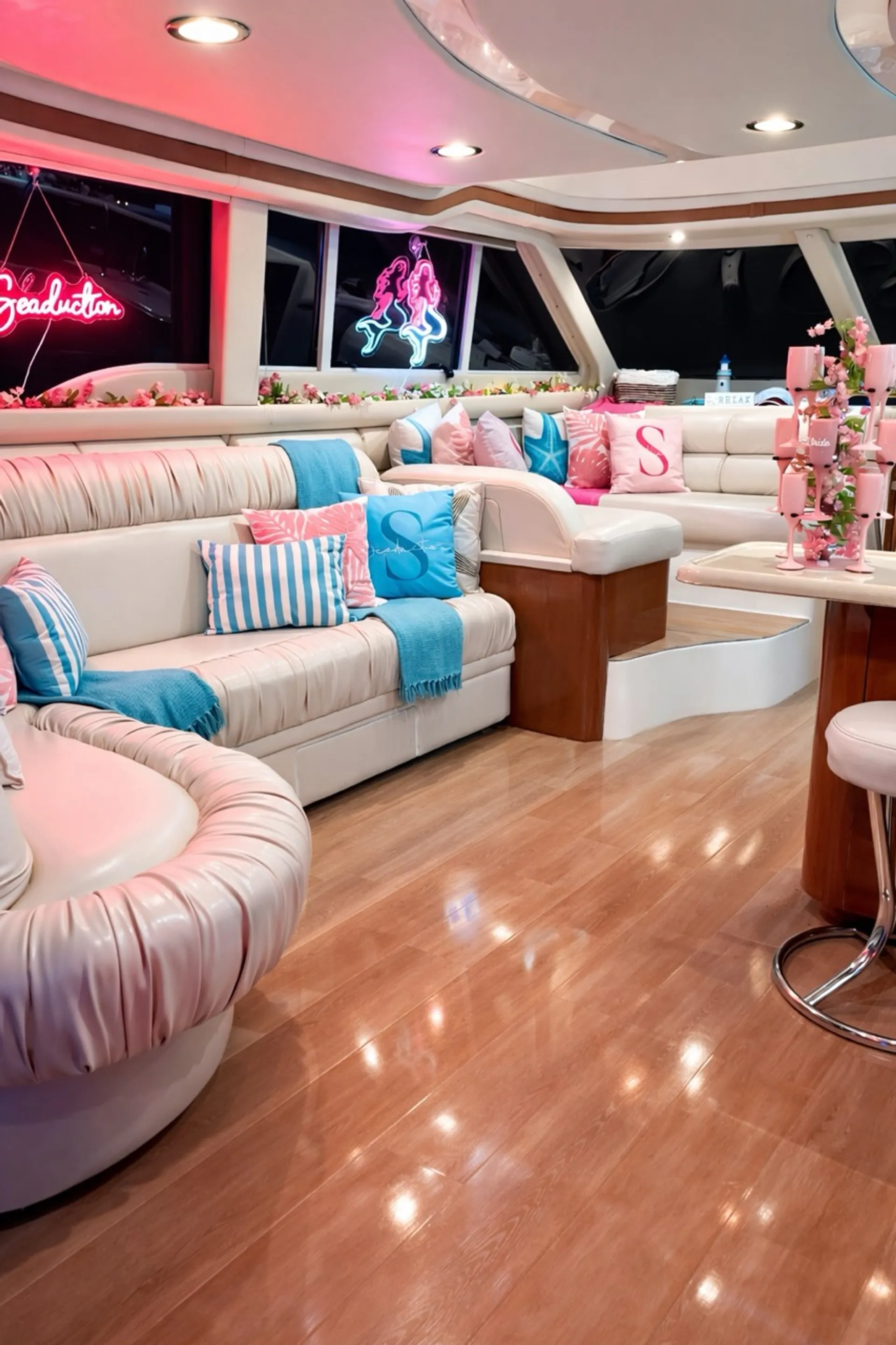  Miami Yacht Rental 60 ft + 2 Jet Ski Rides Free + Floating Pool