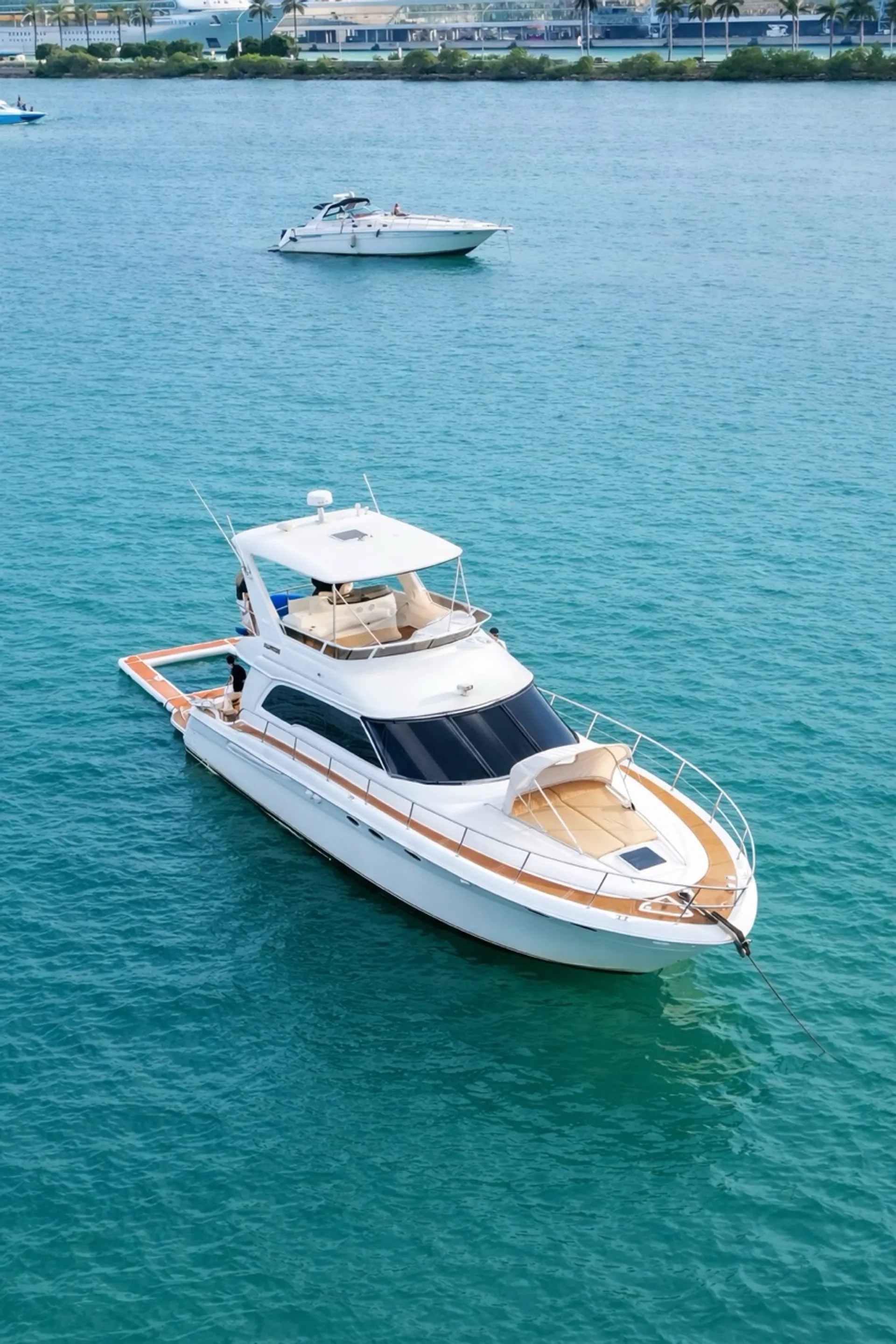  Miami Yacht Rental 60 ft + 2 Jet Ski Rides Free + Floating Pool
