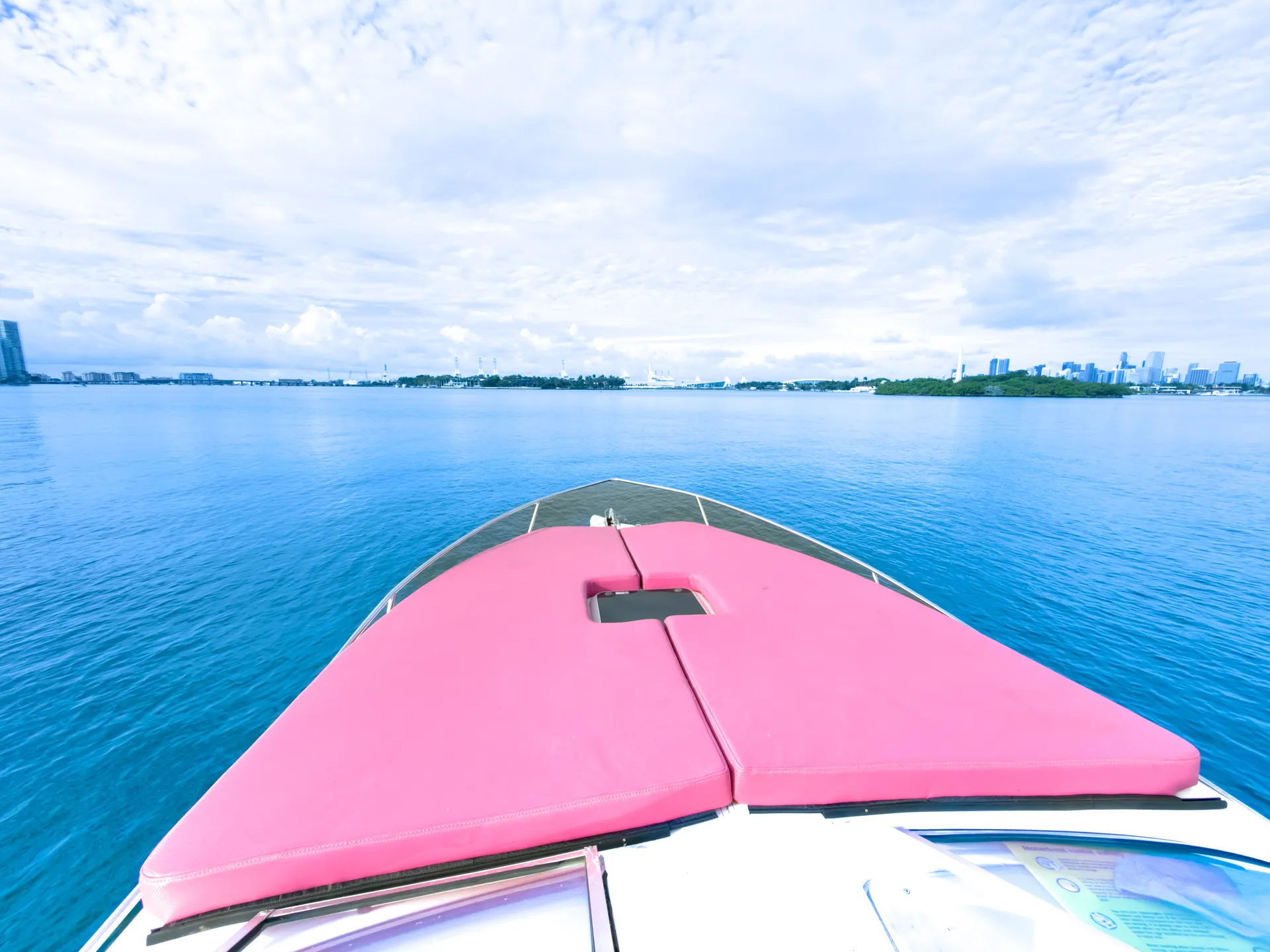 Cruise in Our Iconic 28FT Pink Rinker in MIAMI!!!