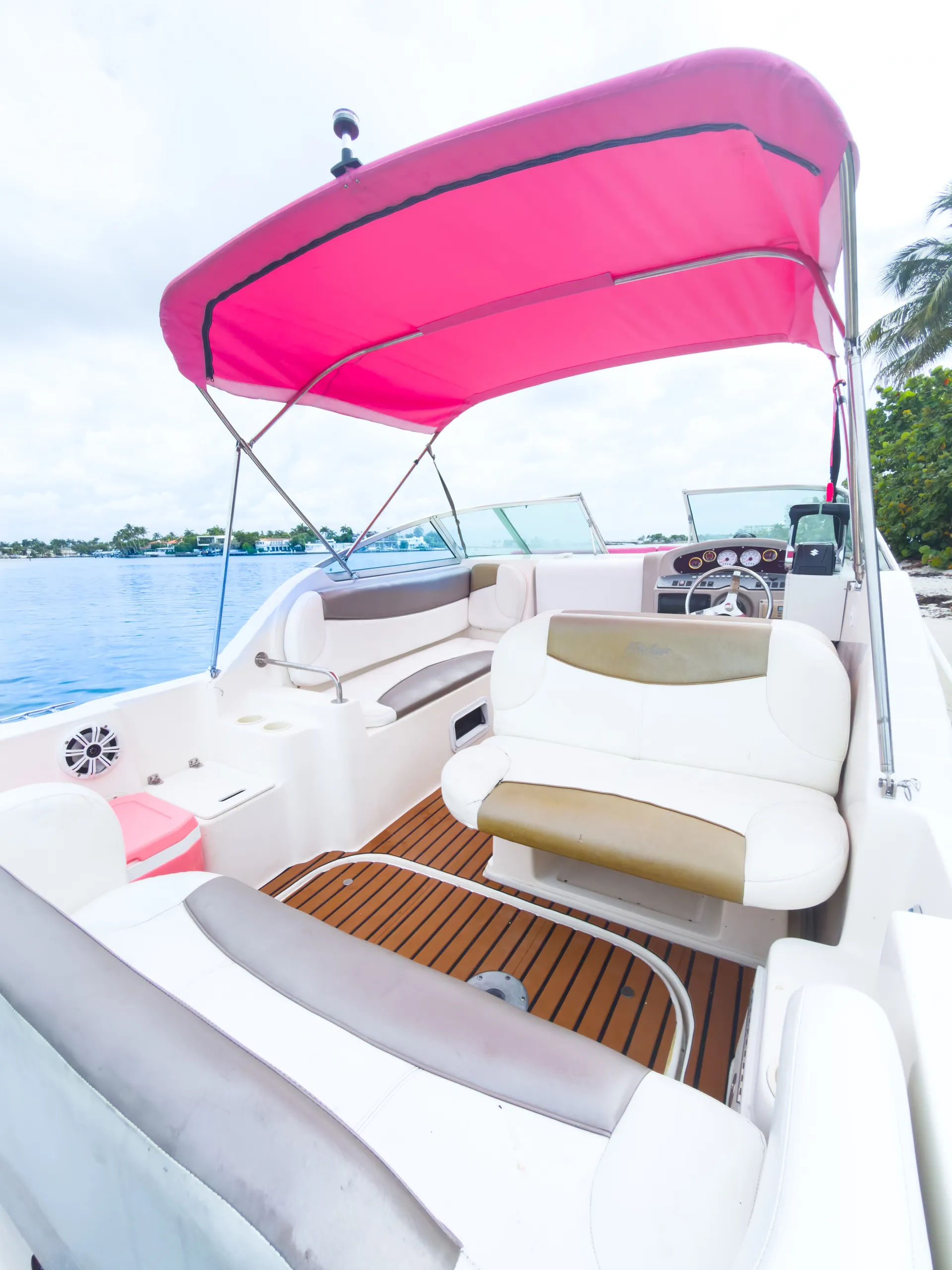 Cruise in Our Iconic 28FT Pink Rinker in MIAMI!!!