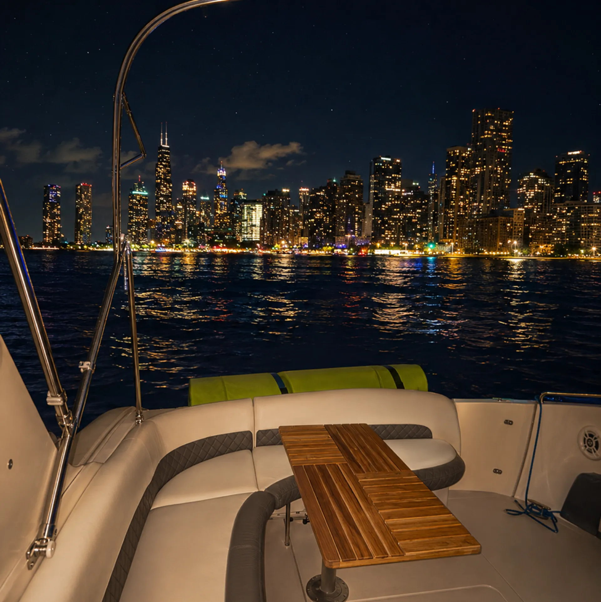 41' Luxury Yacht Charter in Chicago | Playpen &amp; Skyline Cruises