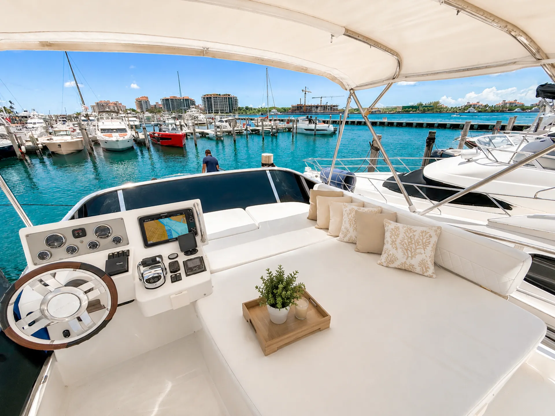 Miami Private Yacht Charter | COCO 50 FT | Free Jet Skis 4+ Hours